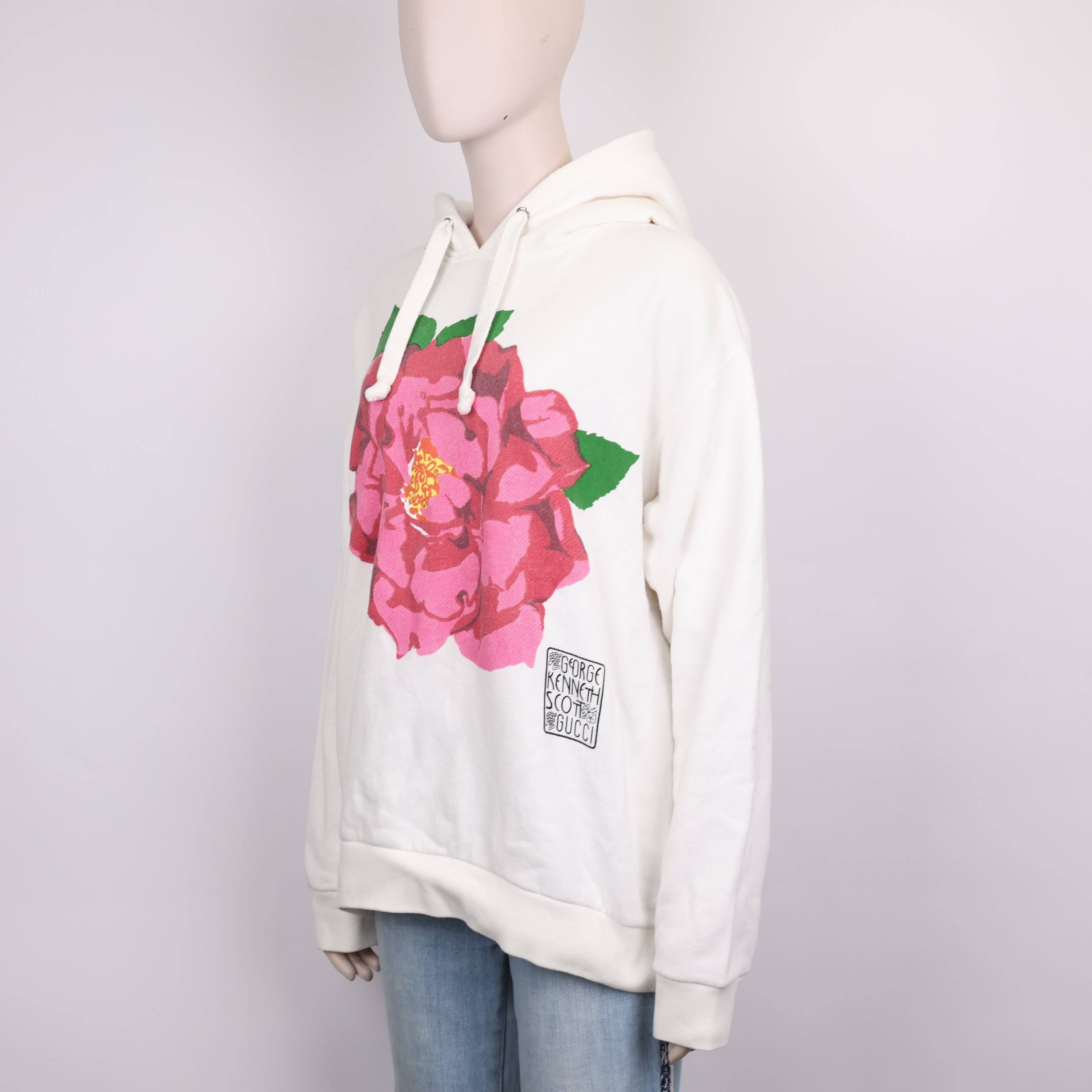 PRE OWNED- Gucci Gucci x Ken Scott Graphic Print Hoodie SIZE S