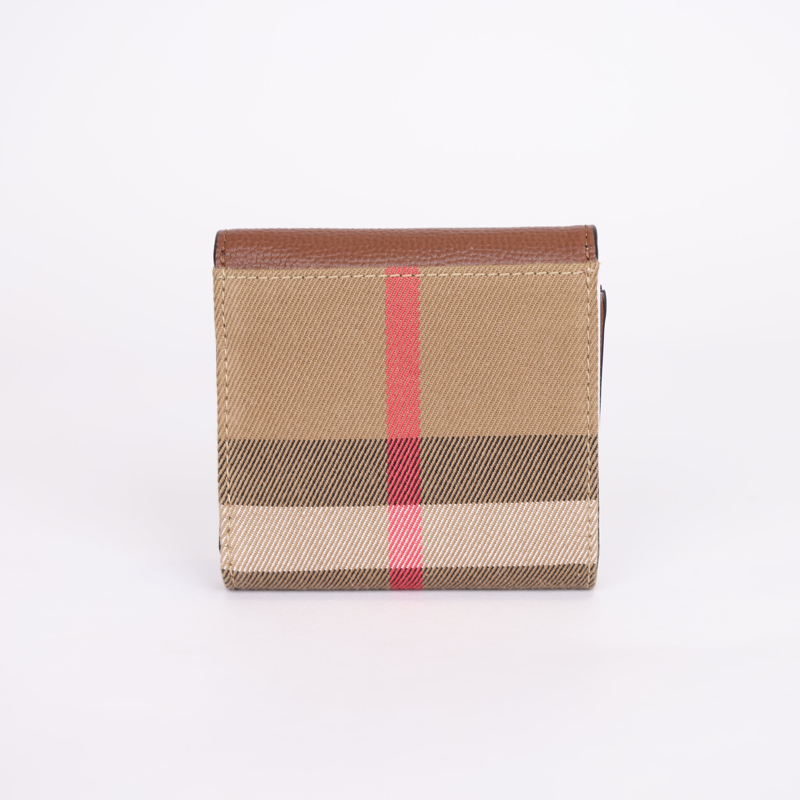 PRE OWNED- BURBERRY Lila Small Wallet BROWN