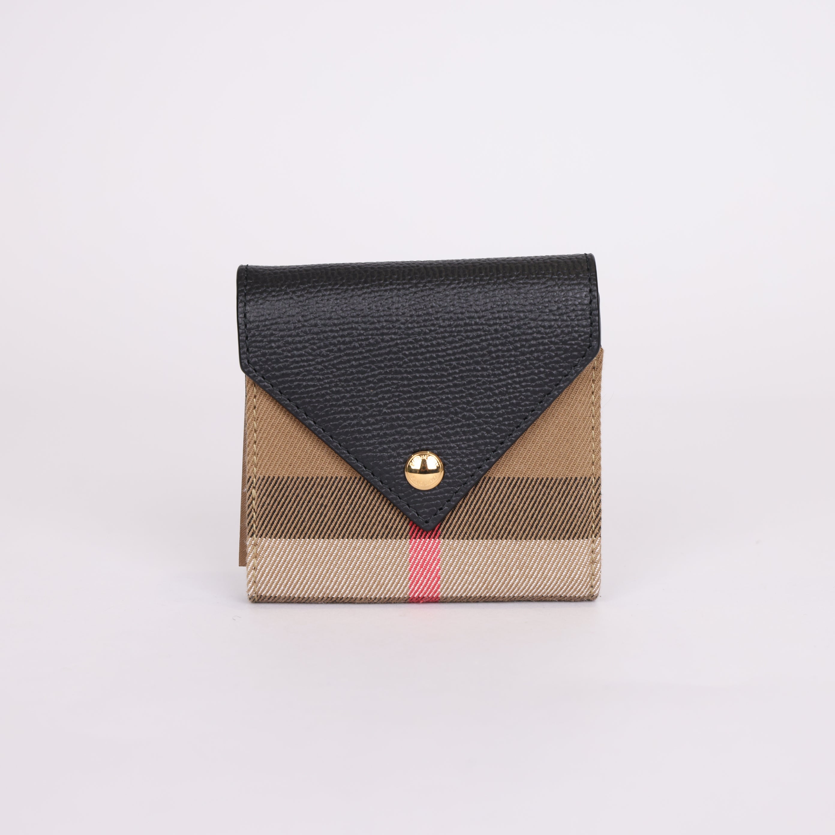 PRE OWNED- BURBERRY Lila Small Wallet BLACK