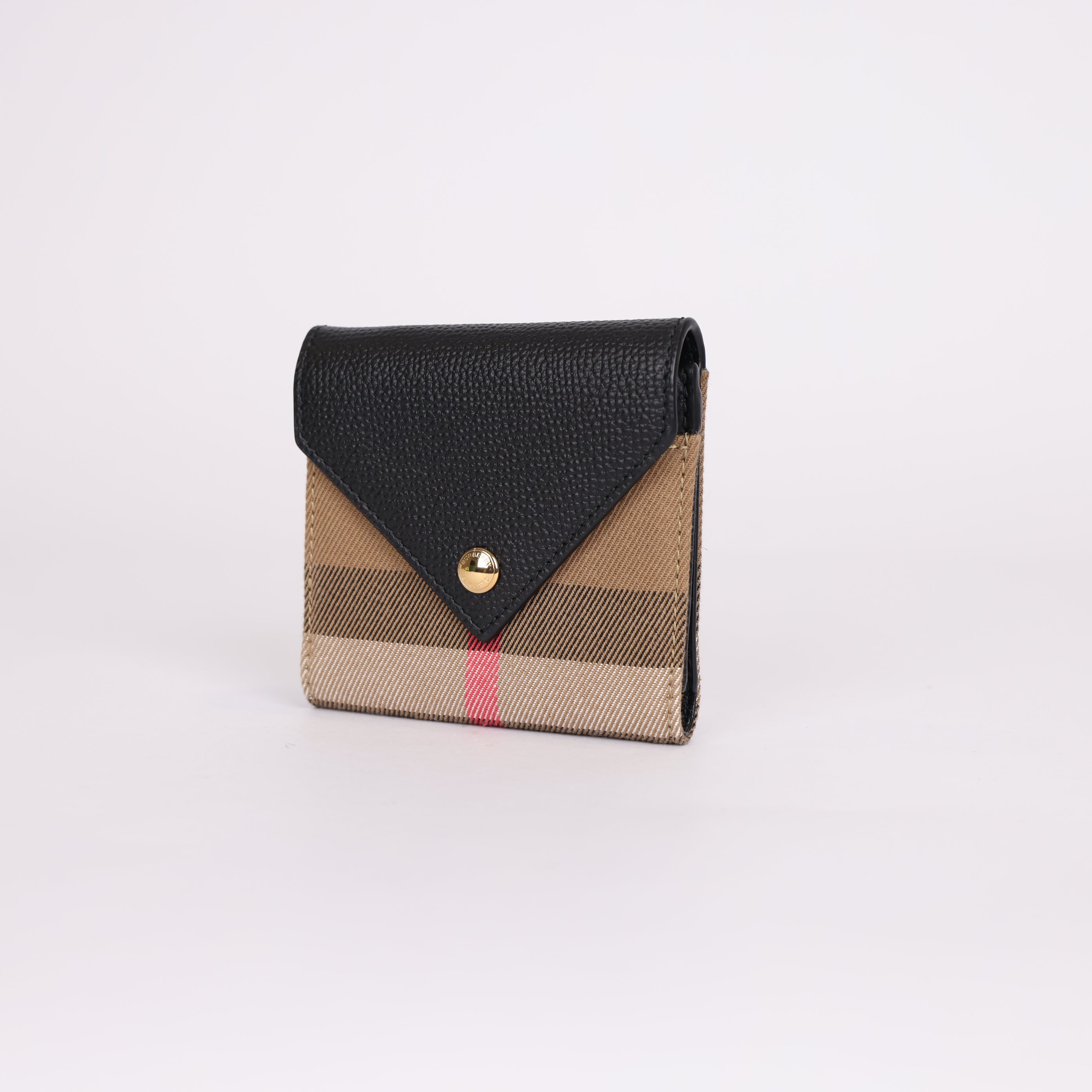 PRE OWNED- BURBERRY Lila Small Wallet BLACK