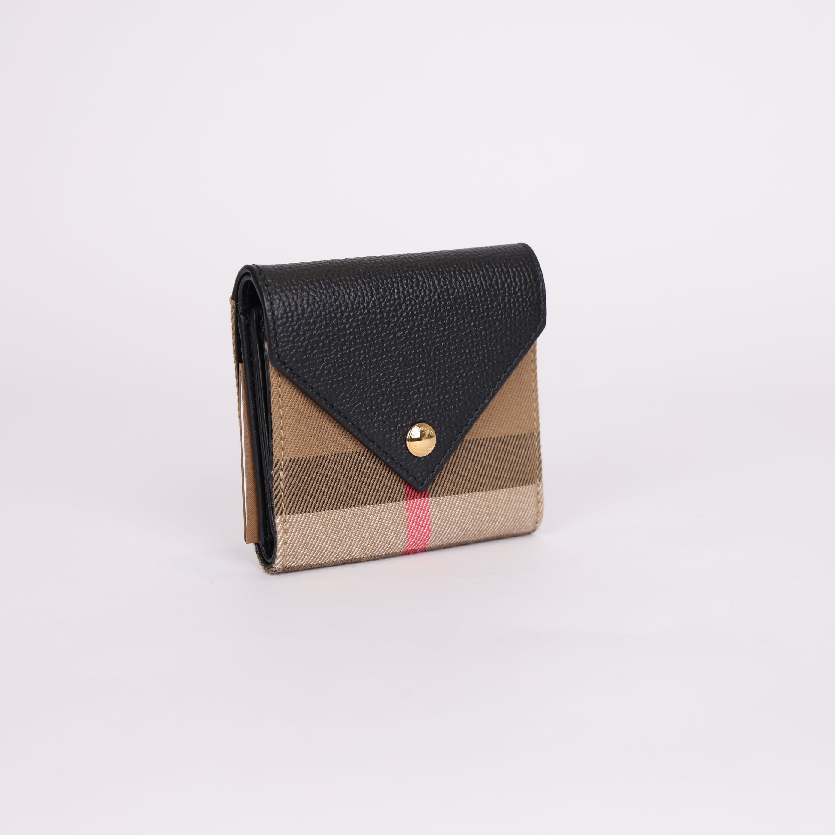 PRE OWNED- BURBERRY Lila Small Wallet BLACK