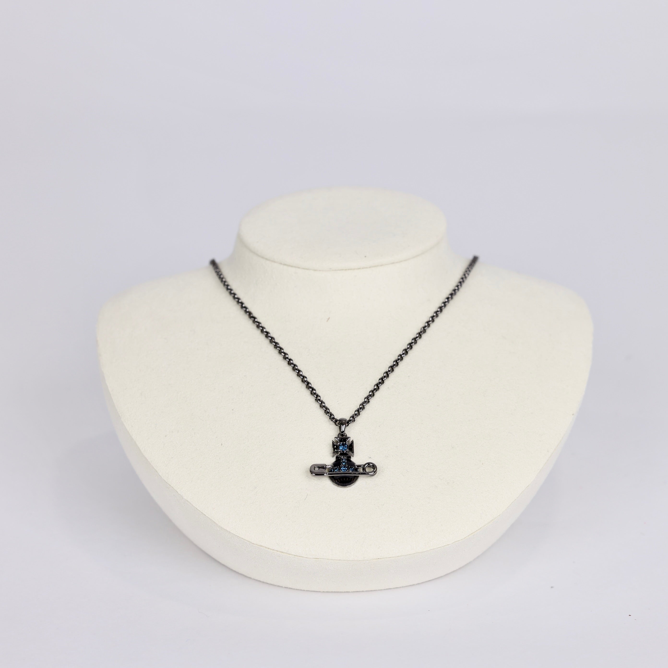 PRE OWNED- Vivienne Westwood Man. Kitty Pendant Necklace