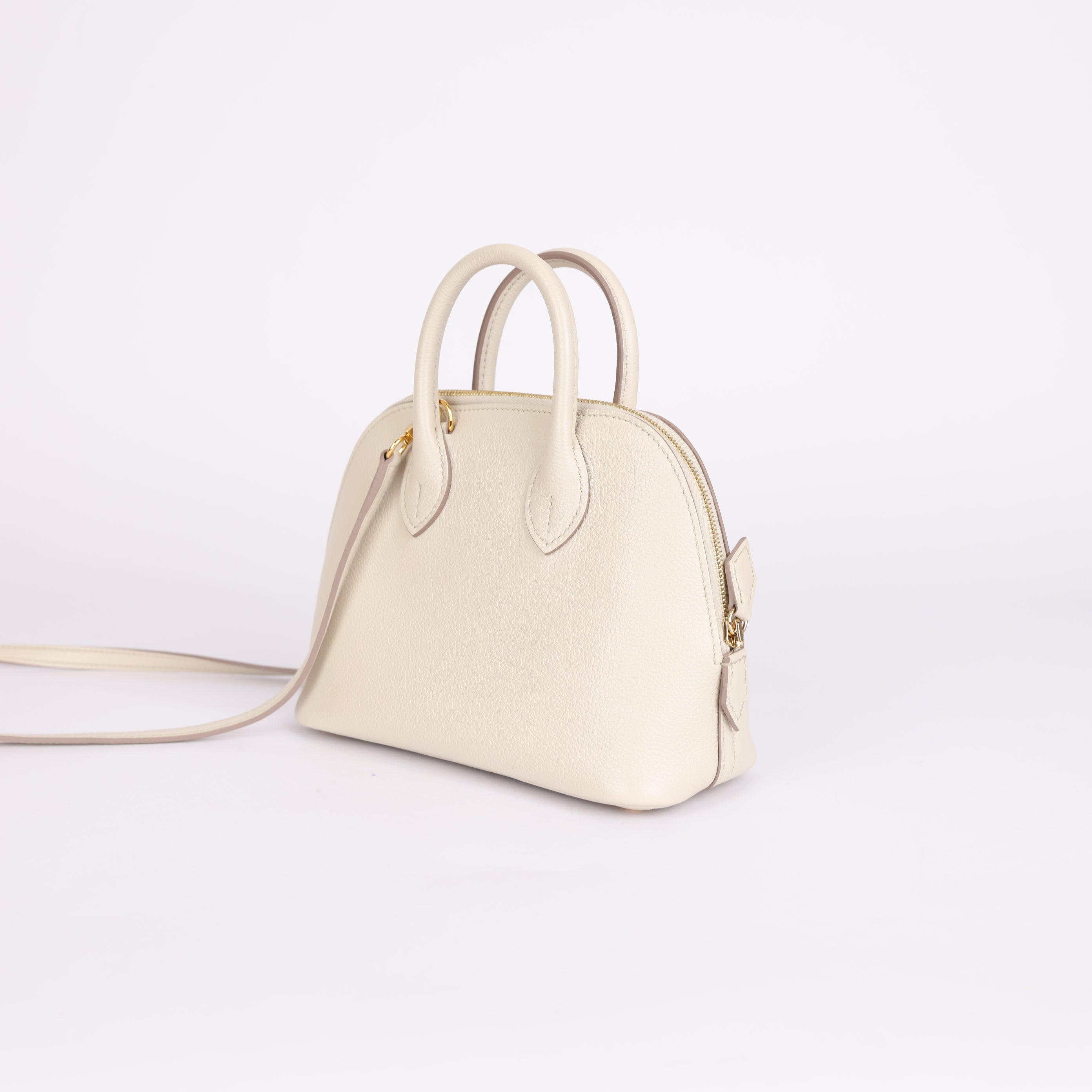 PRE OWNED- HERMES SAC BOLIDE 1923 MINI J0650B11891