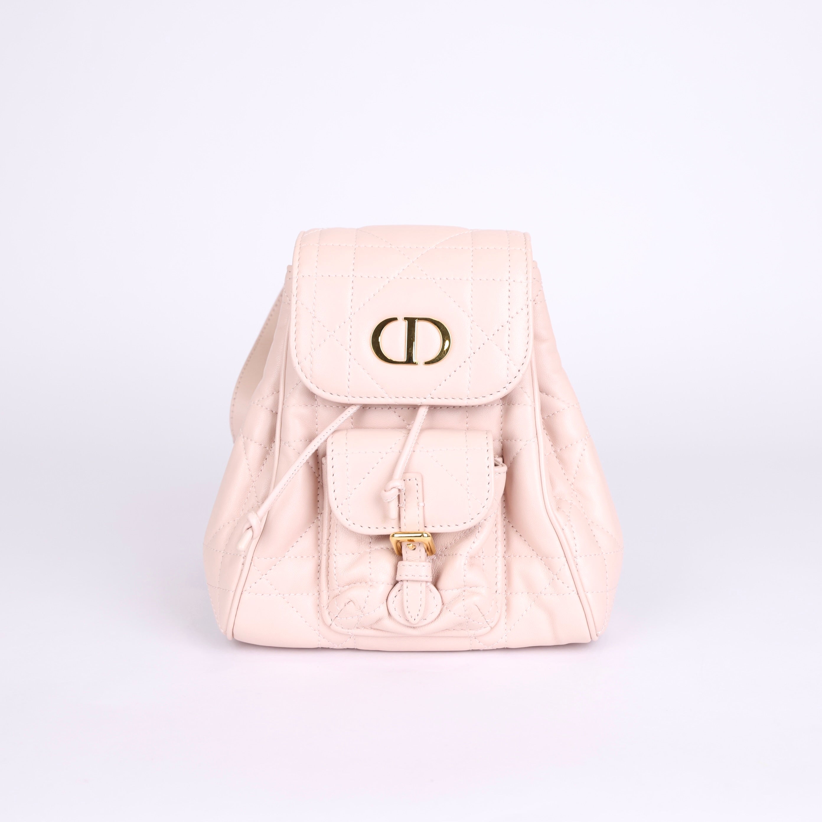 PRE OWNED- Small Dior Caro Backpack
