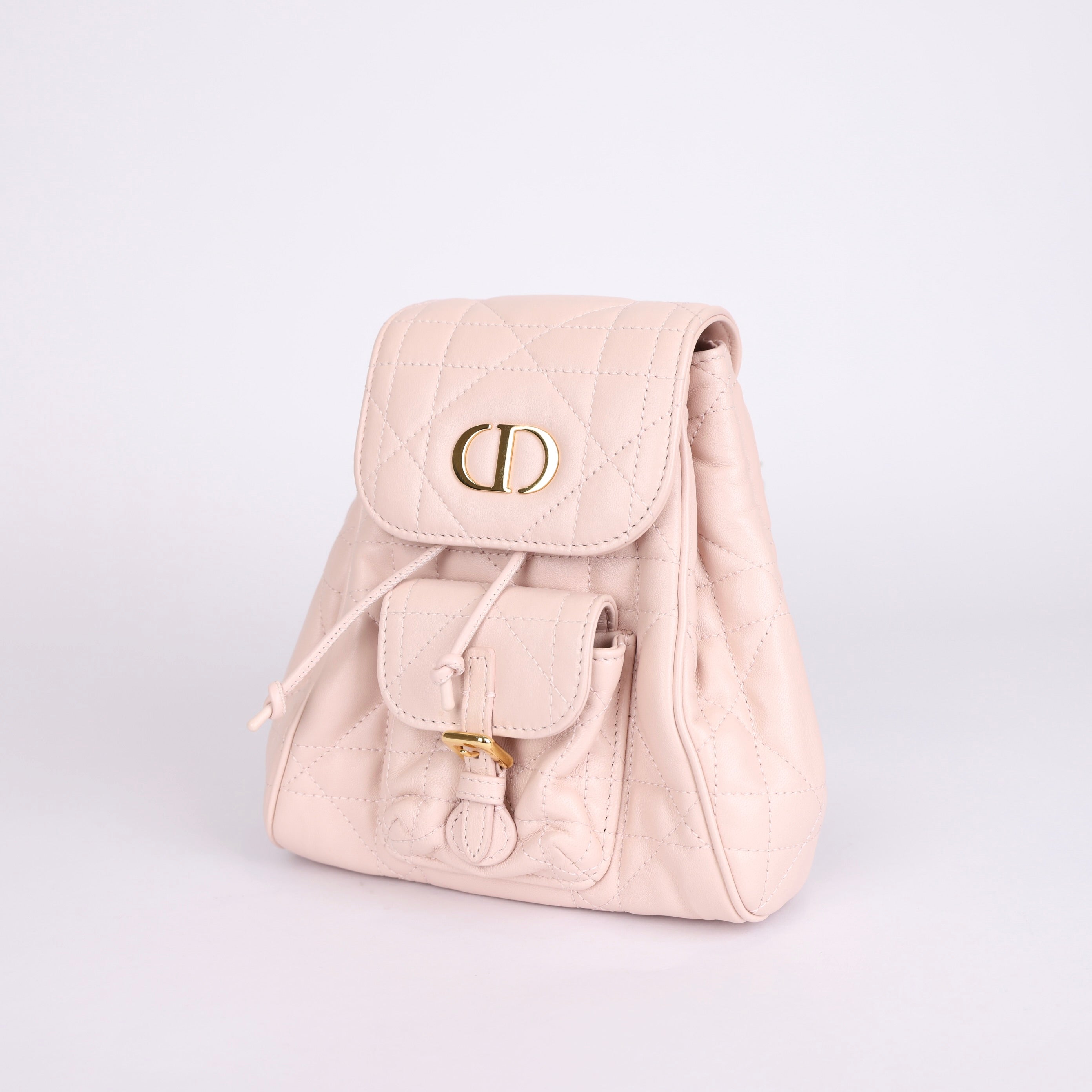 PRE OWNED- Small Dior Caro Backpack