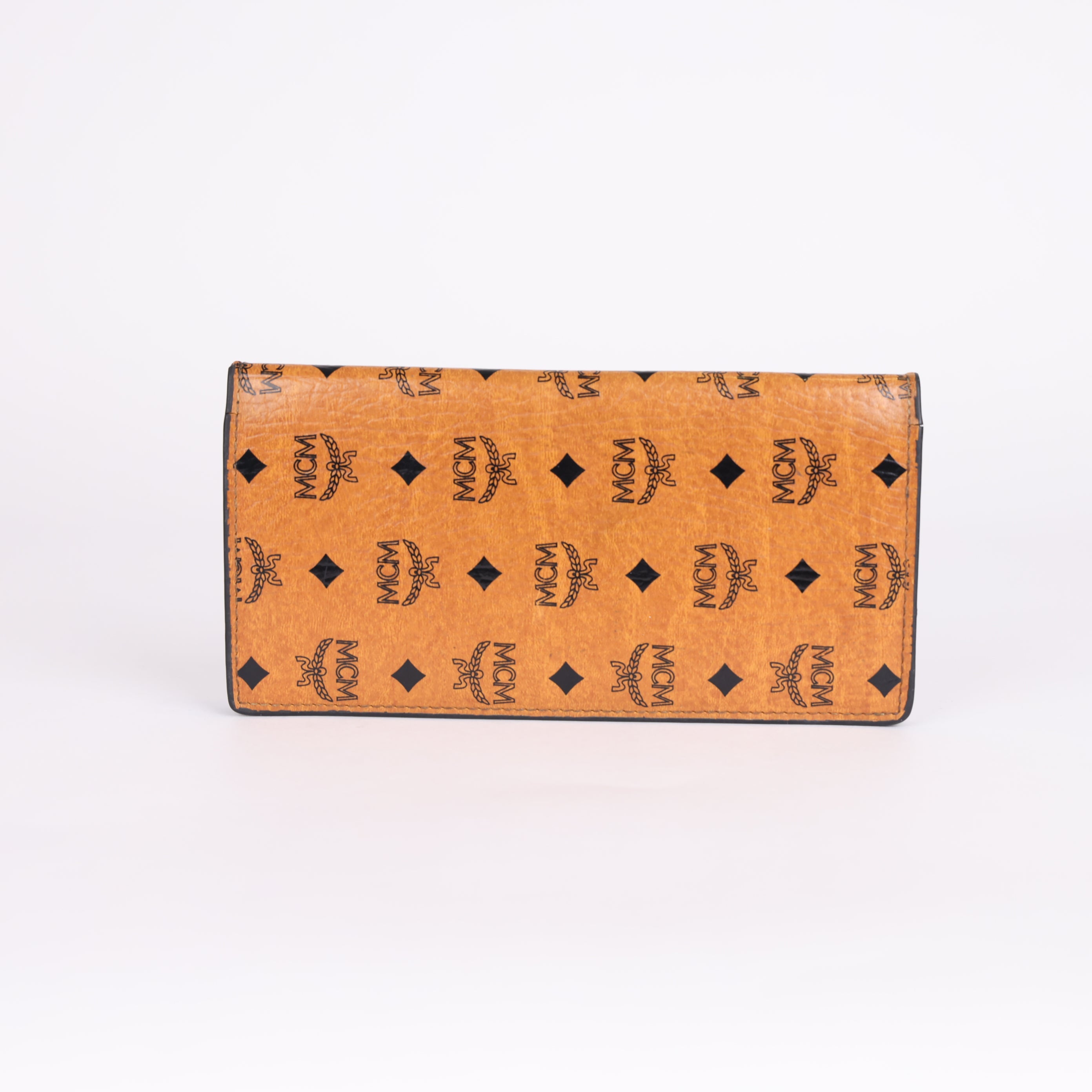 PRE OWNED- MCM Long Bifold Wallet
