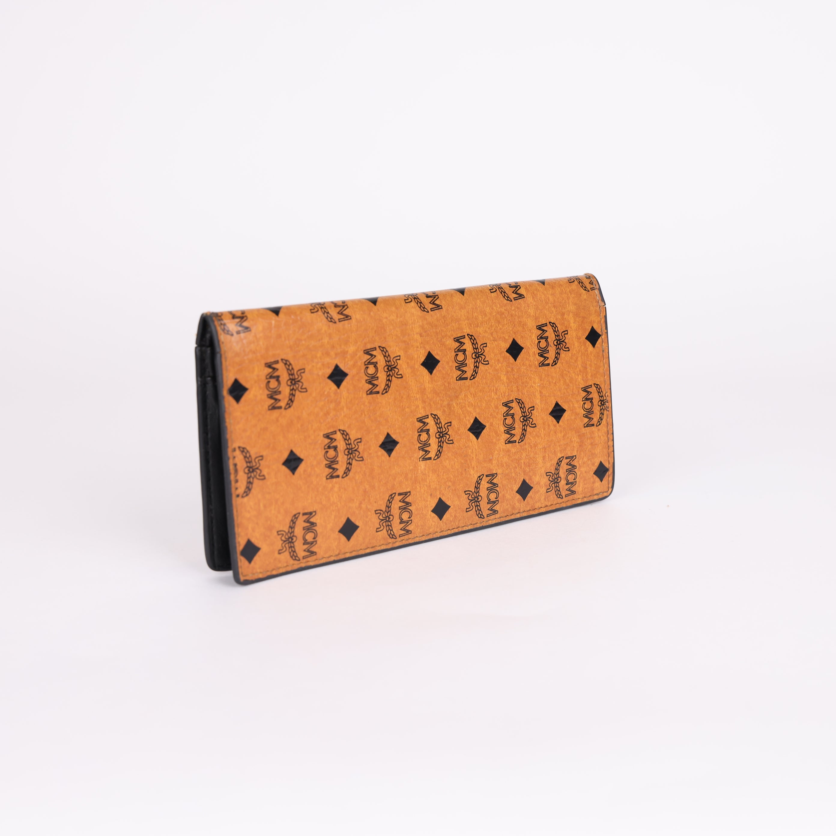PRE OWNED- MCM Long Bifold Wallet