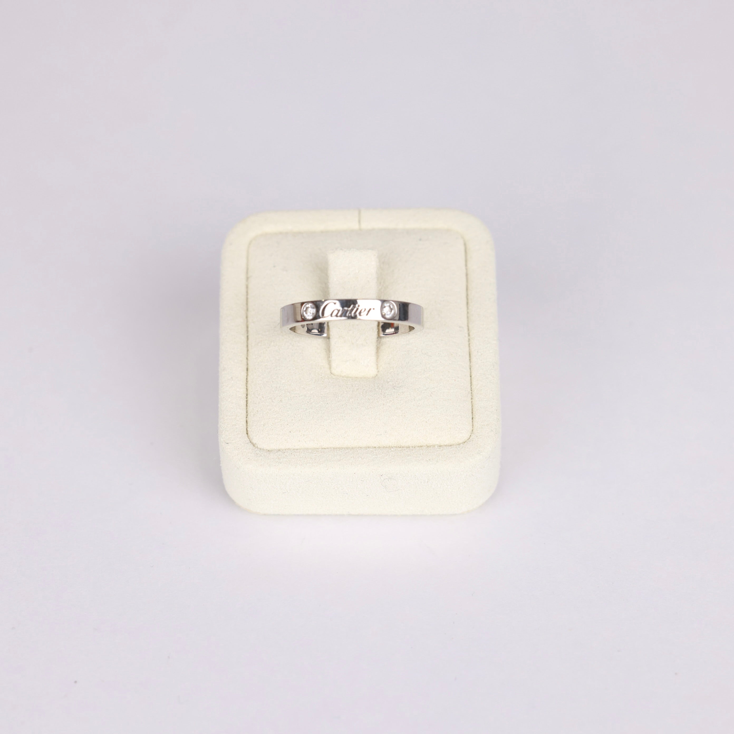 PRE OWNED- Cartier wedding ring Size 56