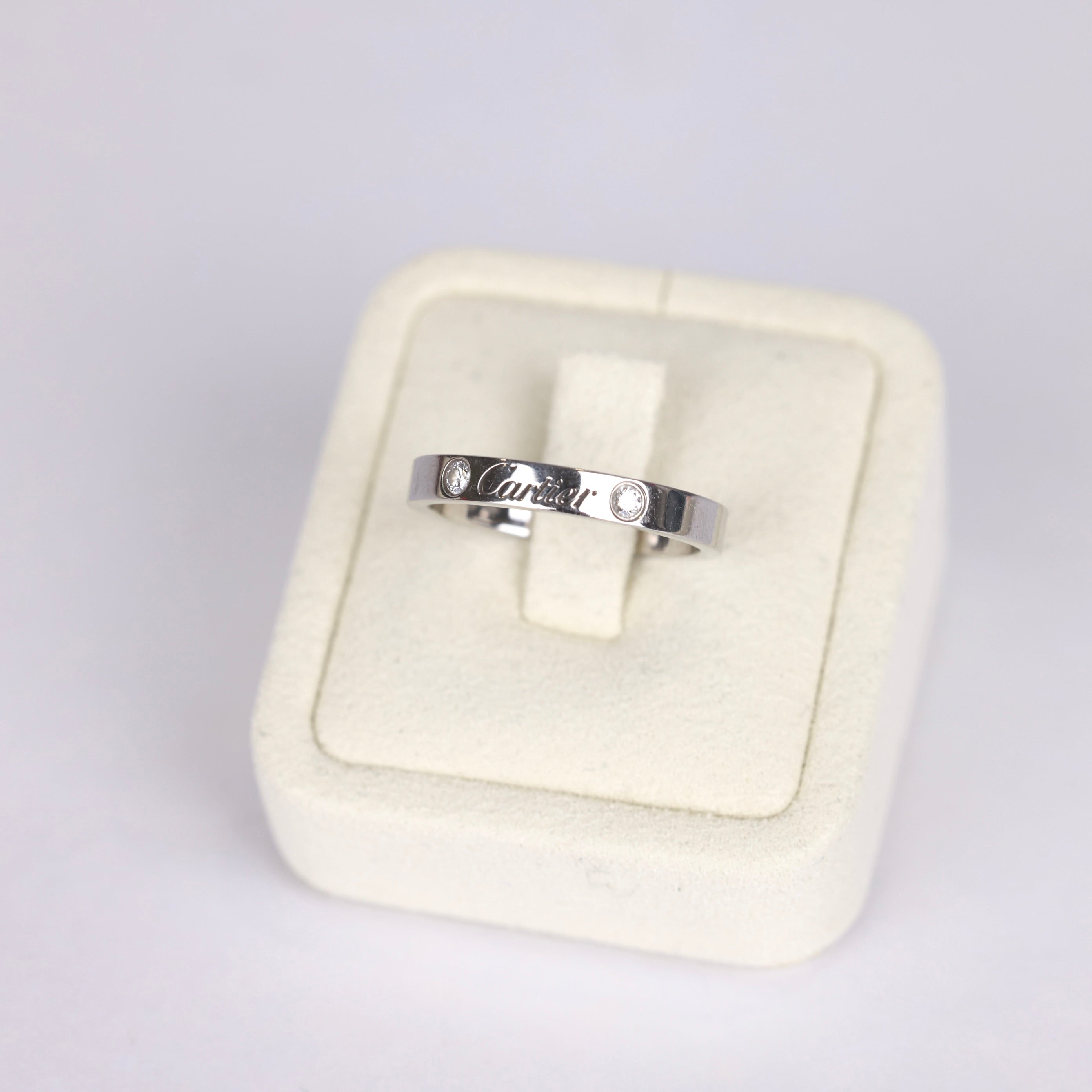 PRE OWNED- Cartier wedding ring Size 56