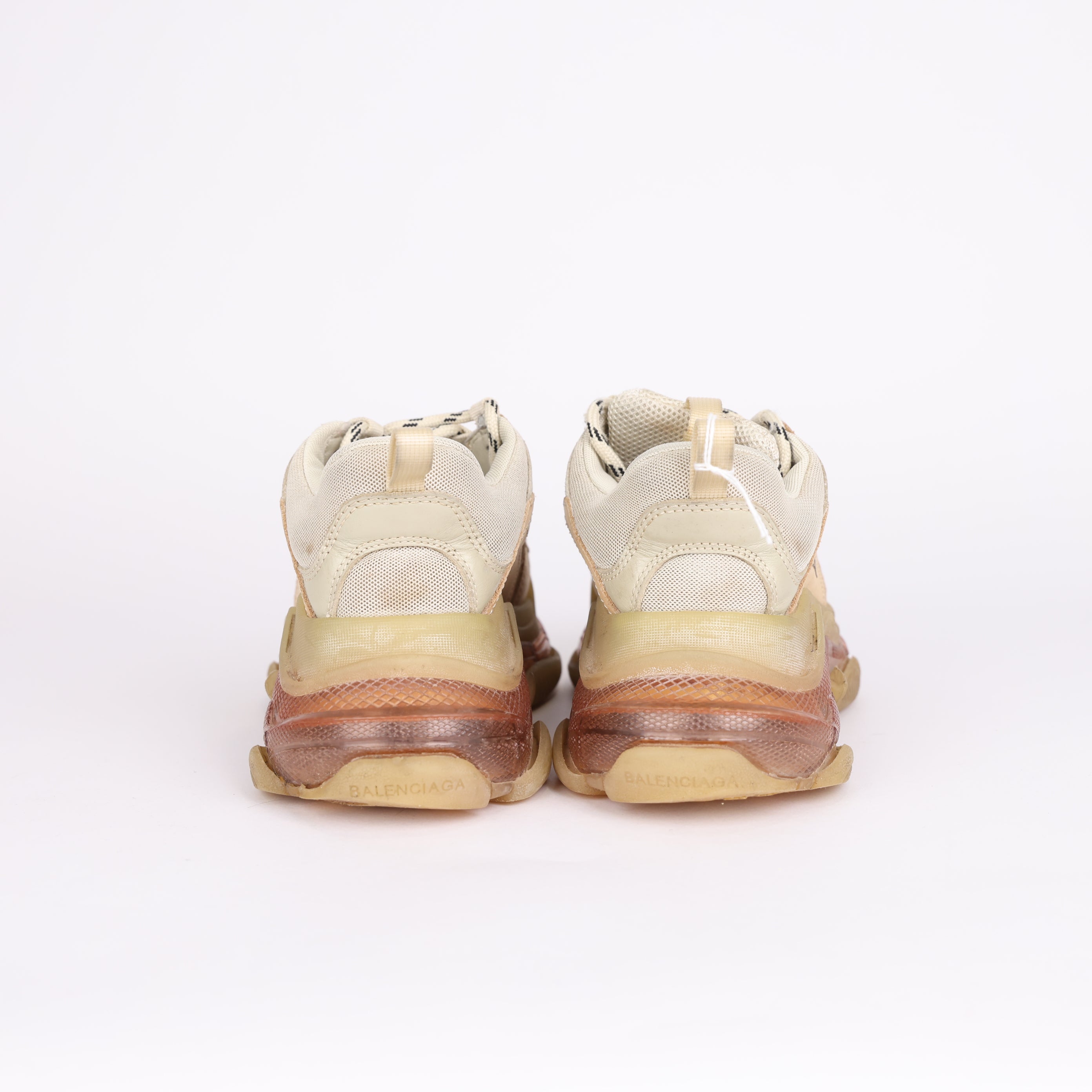 PRE OWNED- Balenciaga Triple S mesh sneakers SIZE EU37/ UK4