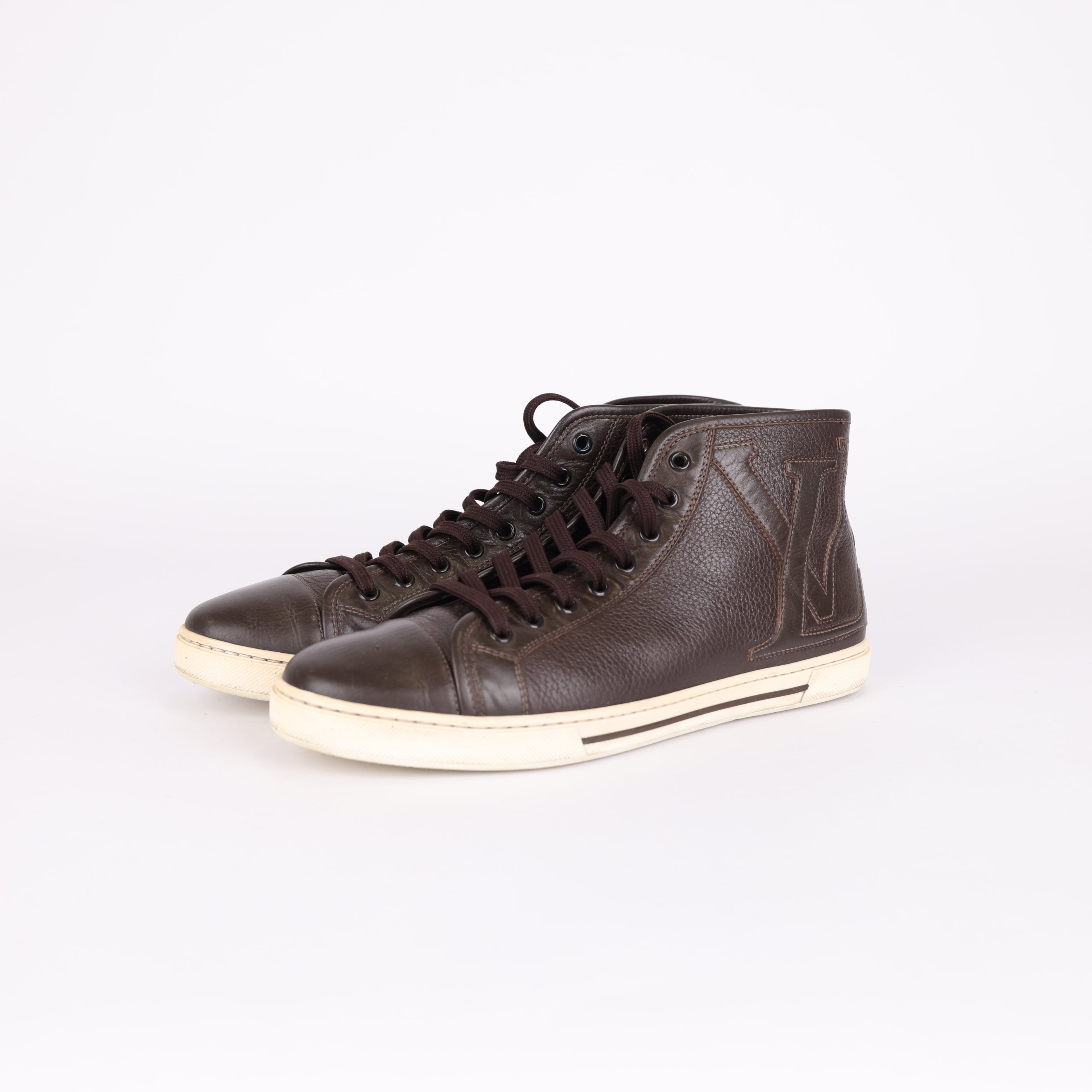 PRE OWNED- Louis Vuitton brown sneakers size EU38.5/ UK5.5