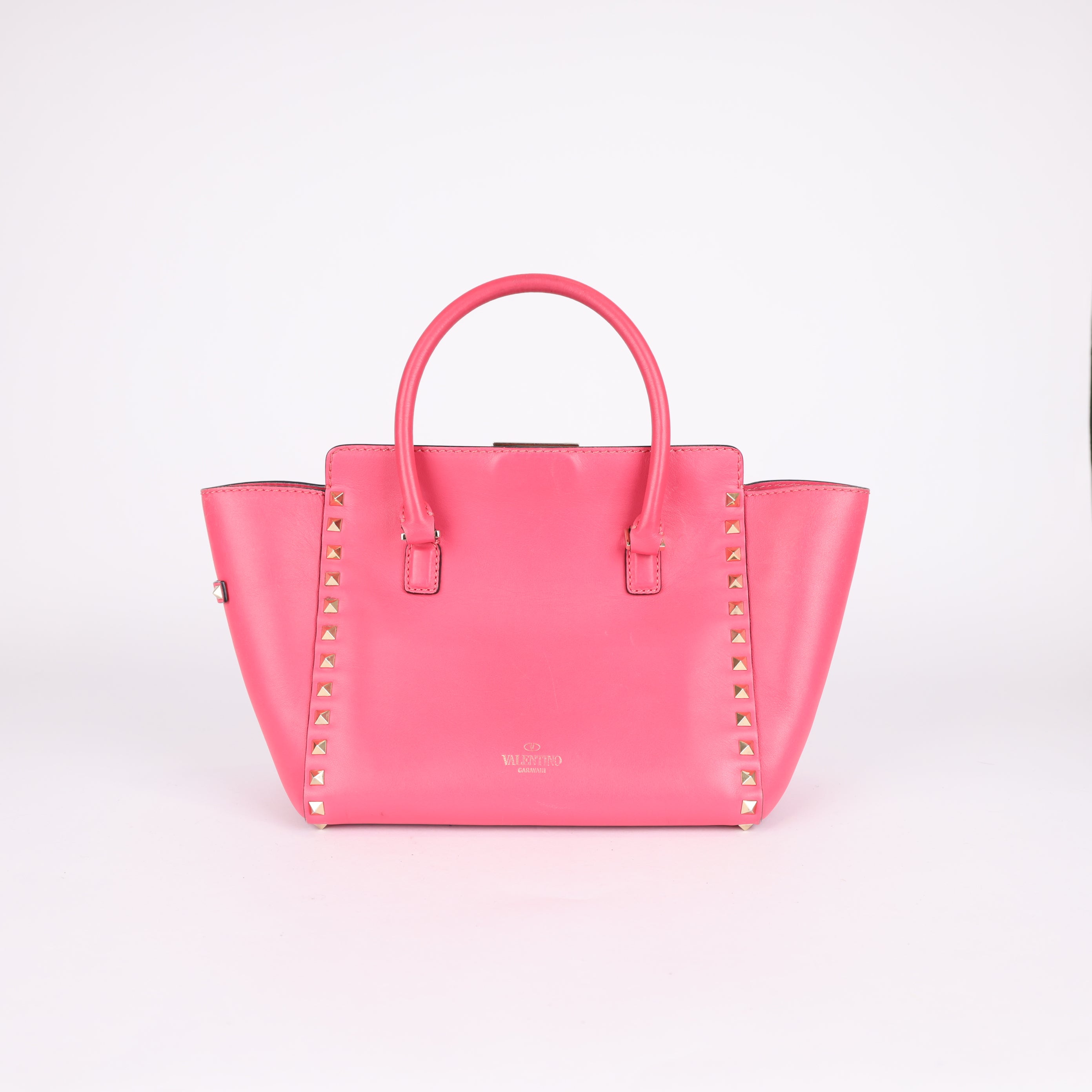 PRE OWNED- Valentino Garavani Rockstud leather crossbody bag