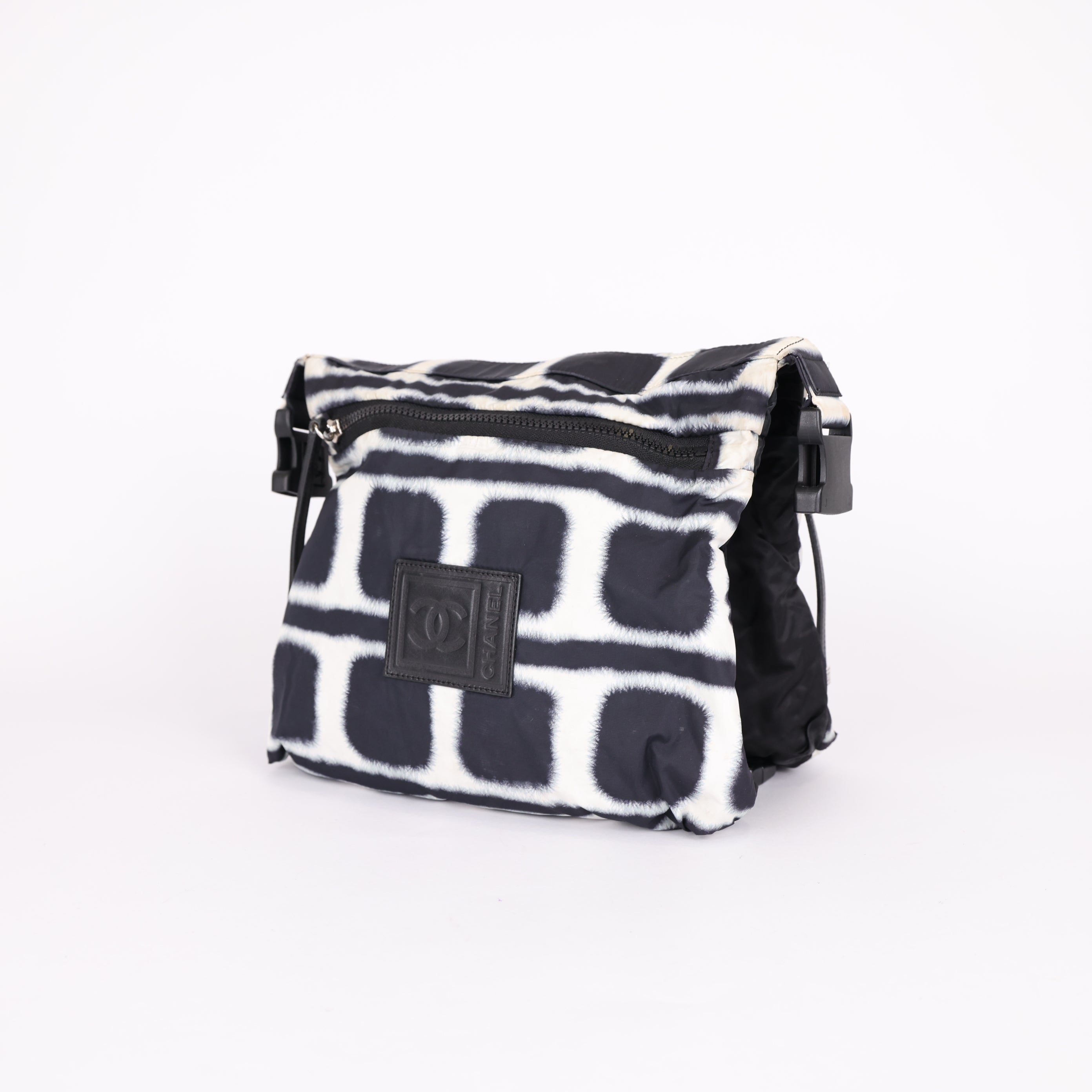 PRE OWNED- Chanel Vintage Tie Dye Messenger Bag Reversible