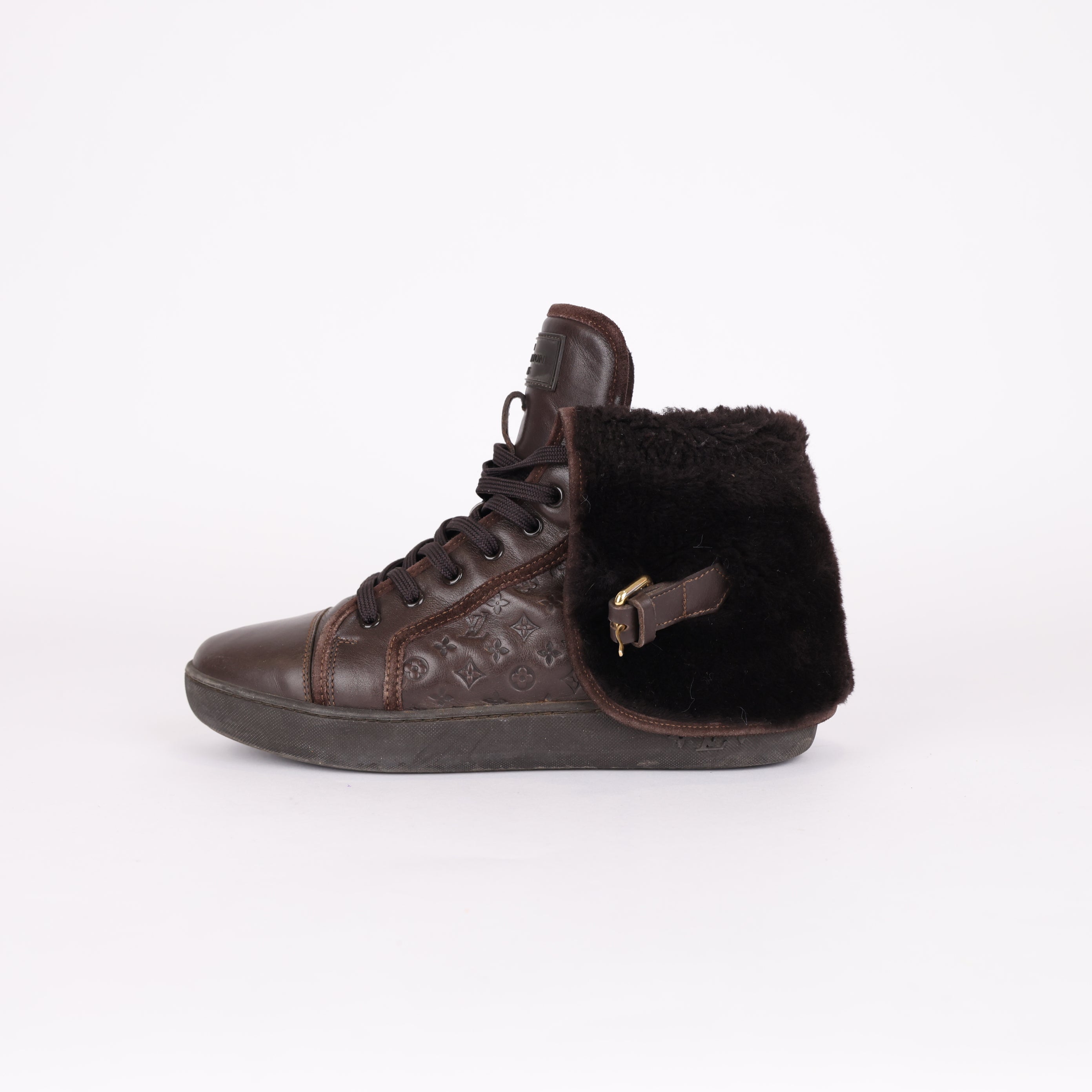 PRE OWNED- Louis Vuitton Brown Boots SIZE EU36.5/ UK3.5