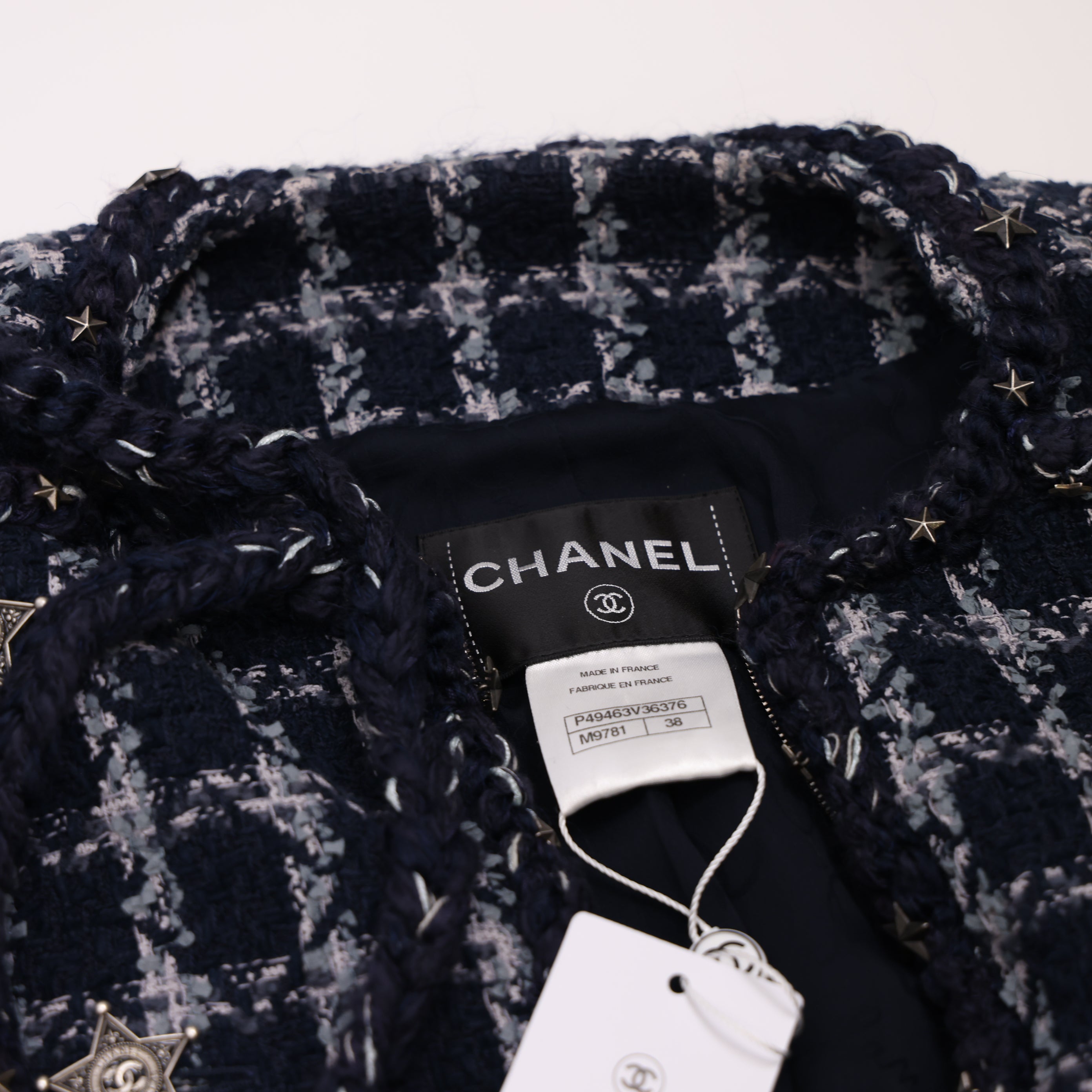 PRE OWNED- CHANEL Dallas Star Jacket Size 38