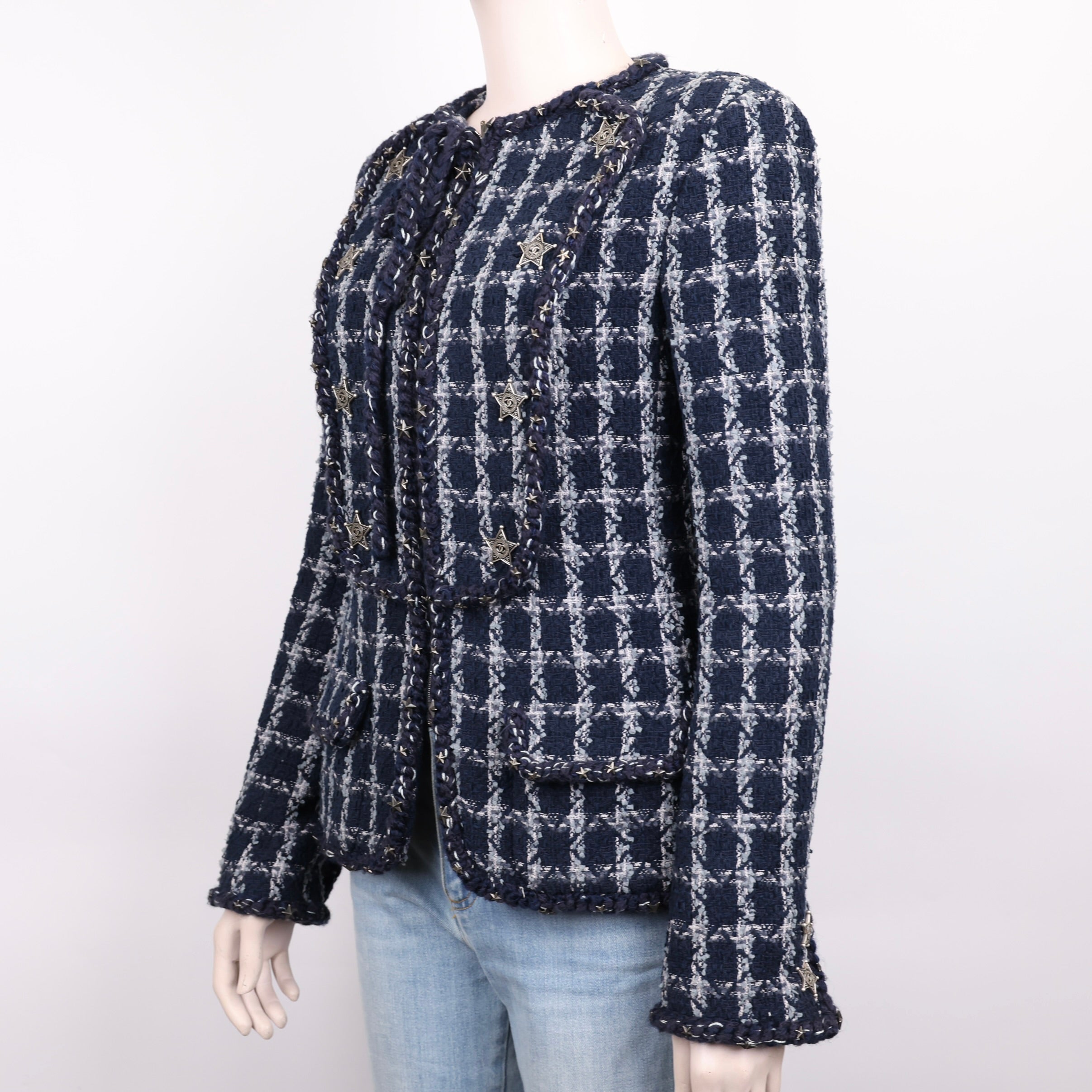 PRE OWNED- CHANEL Dallas Star Jacket Size 38
