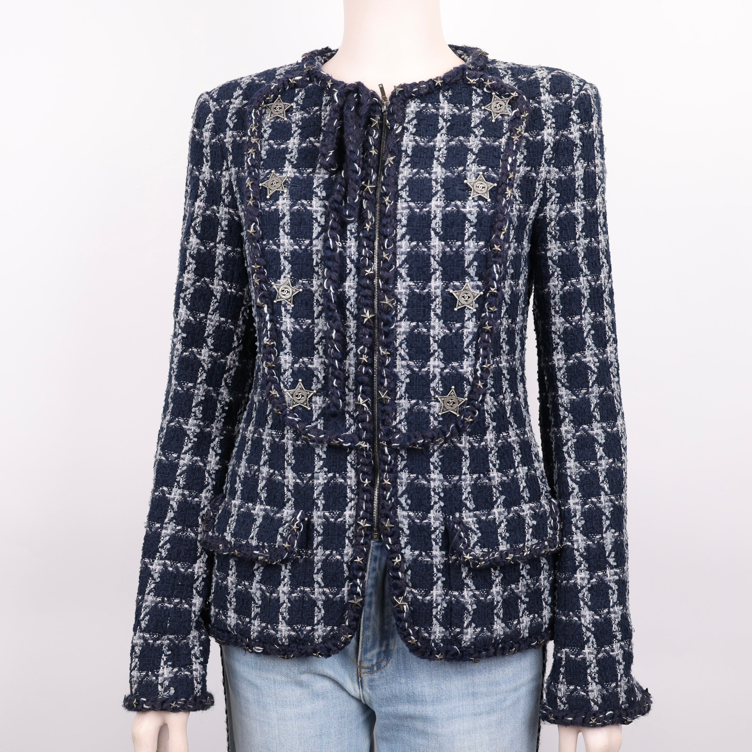 PRE OWNED- CHANEL Dallas Star Jacket Size 38