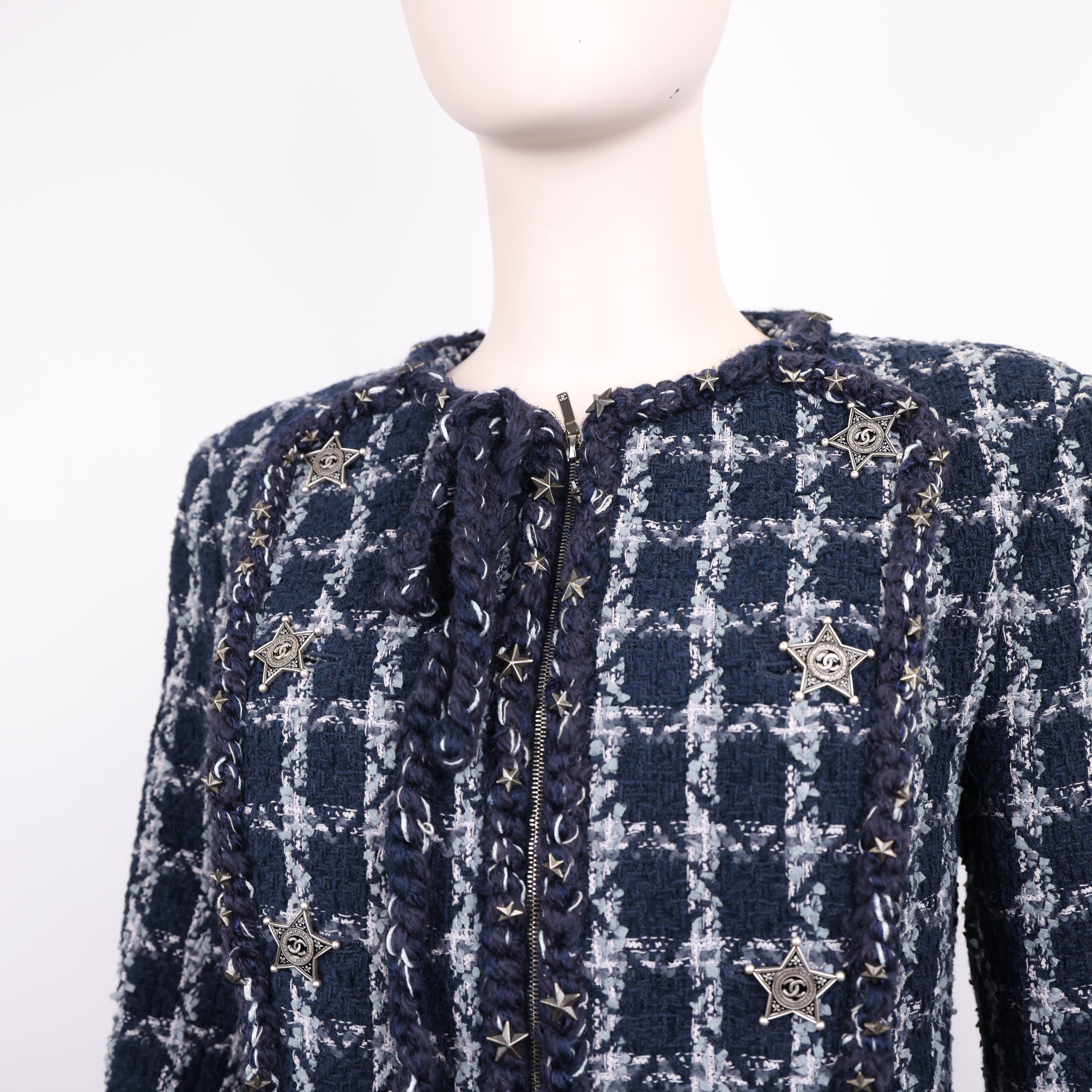 PRE OWNED- CHANEL Dallas Star Jacket Size 38