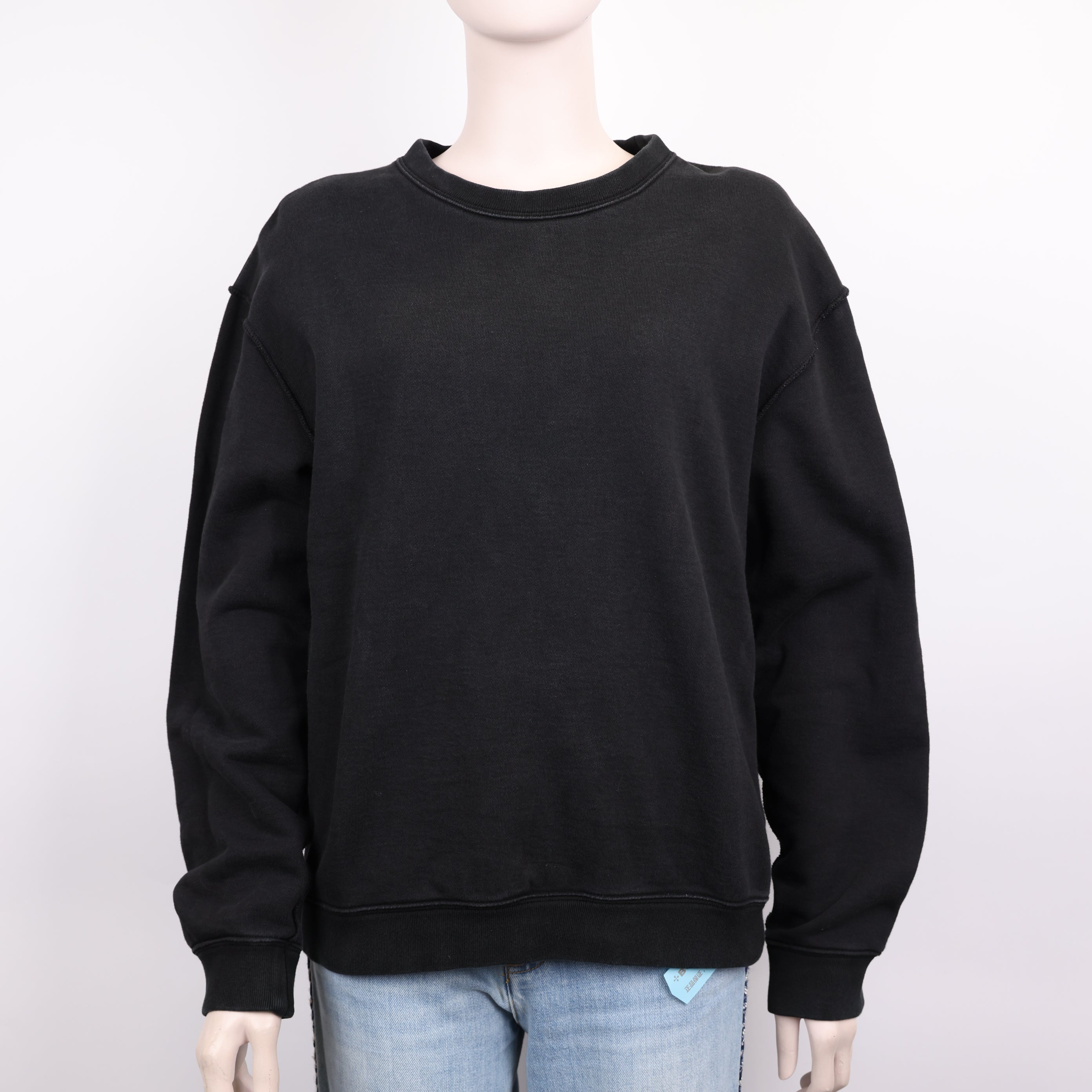 PRE OWNED- Louis Vuitton lv black sweatshirt size S