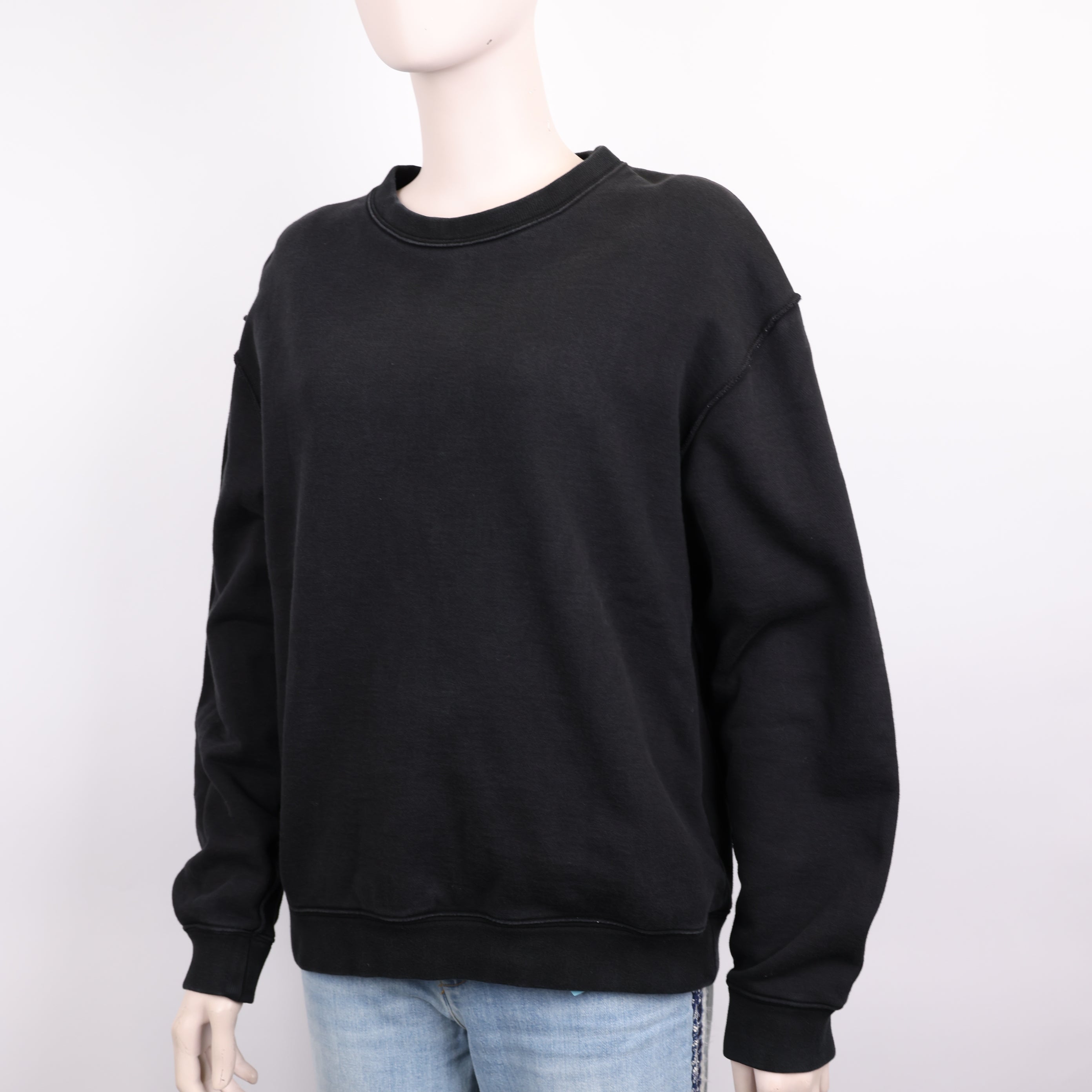 PRE OWNED- Louis Vuitton lv black sweatshirt size S