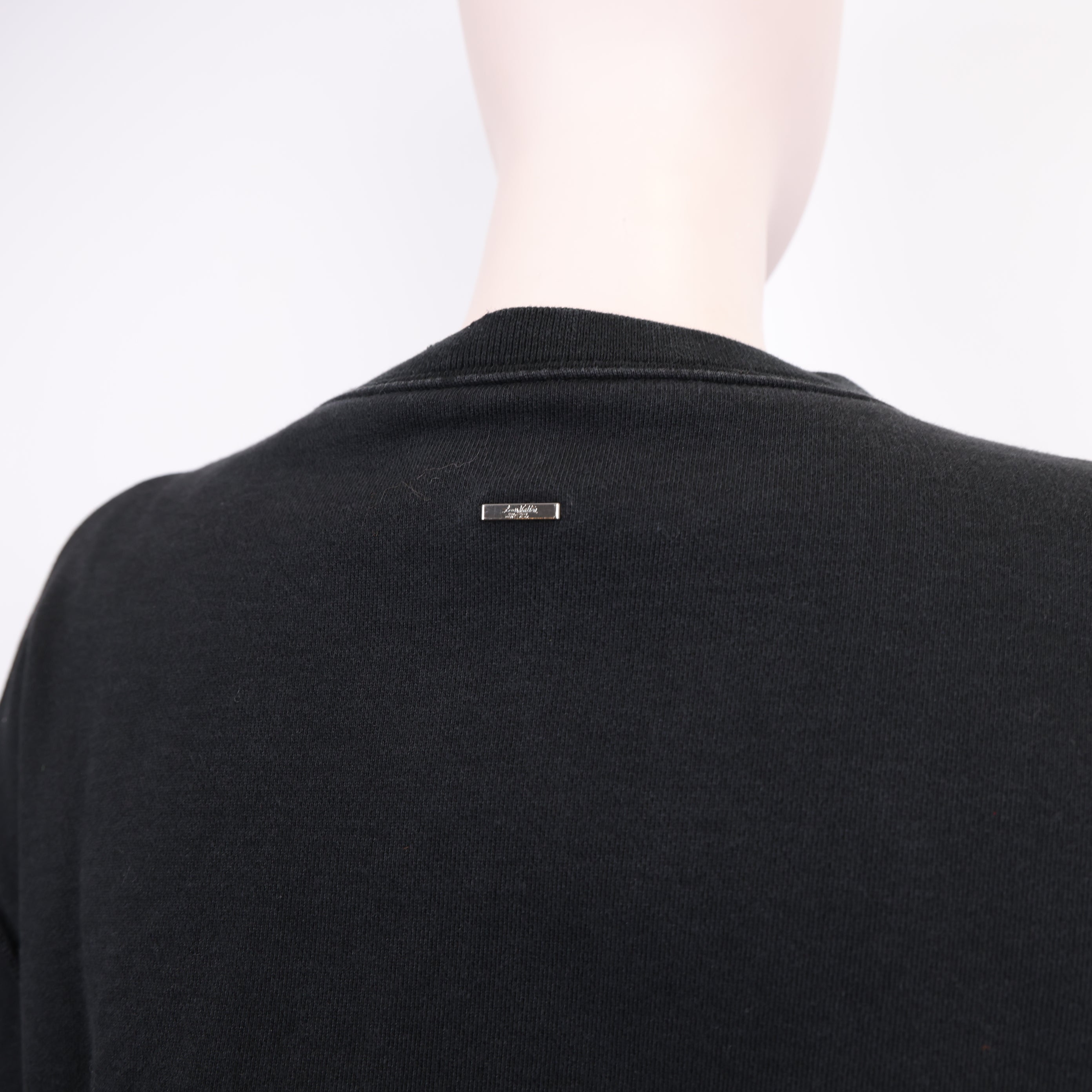 PRE OWNED- Louis Vuitton lv black sweatshirt size S
