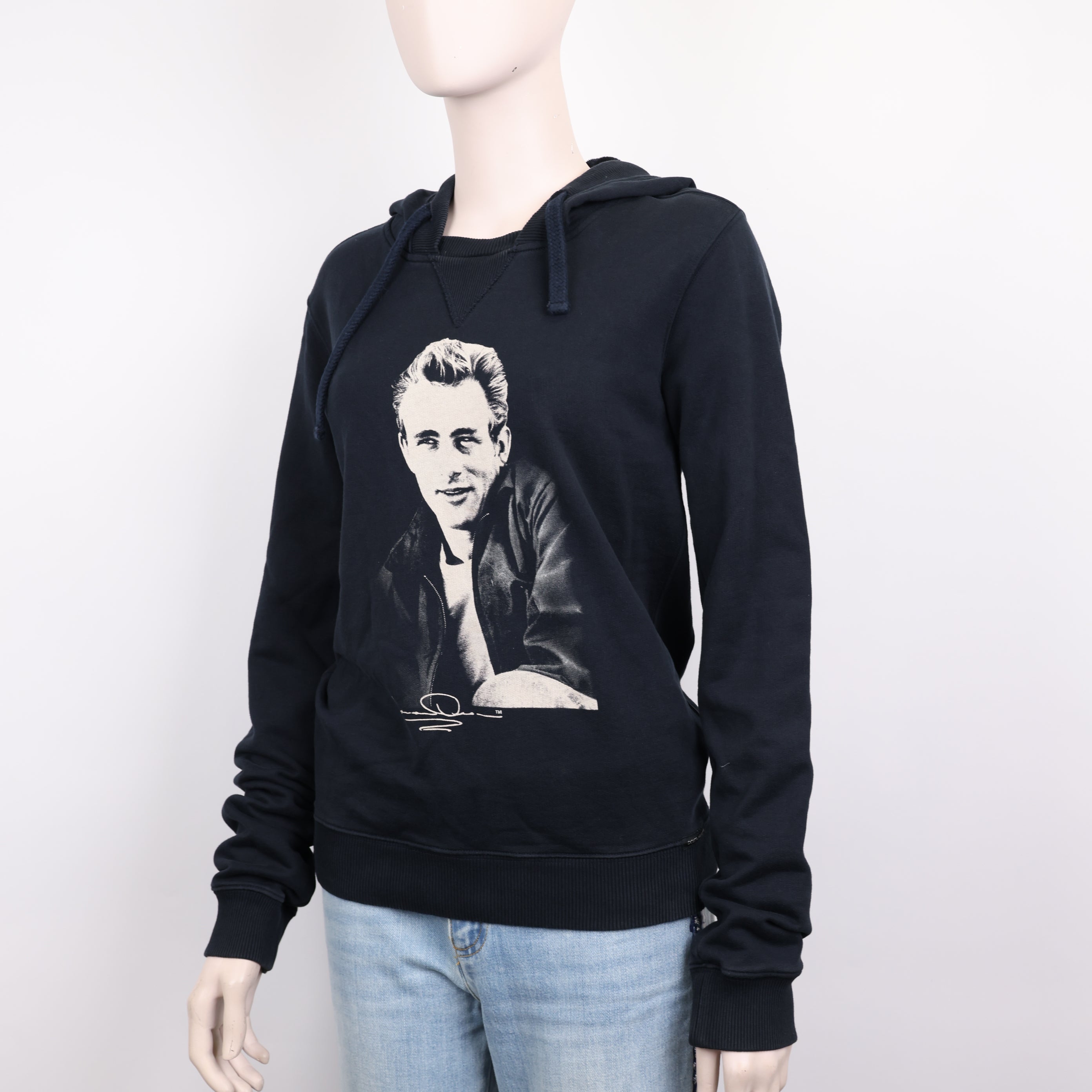 PRE OWNED- Dolce & Gabbana black character print hoodie size 44