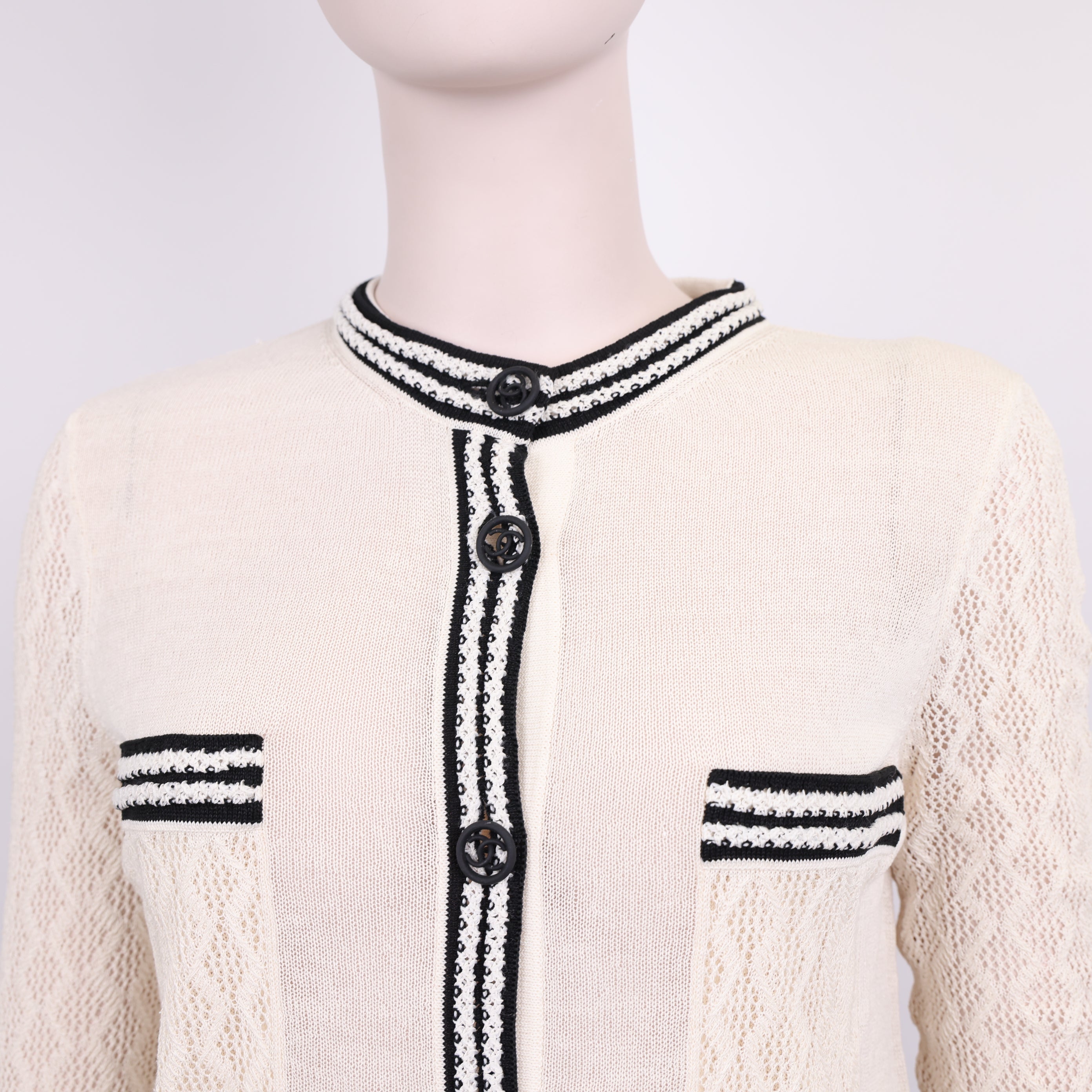 PRE OWNED- CHANEL Lace Four-Pocket Dress Size 34