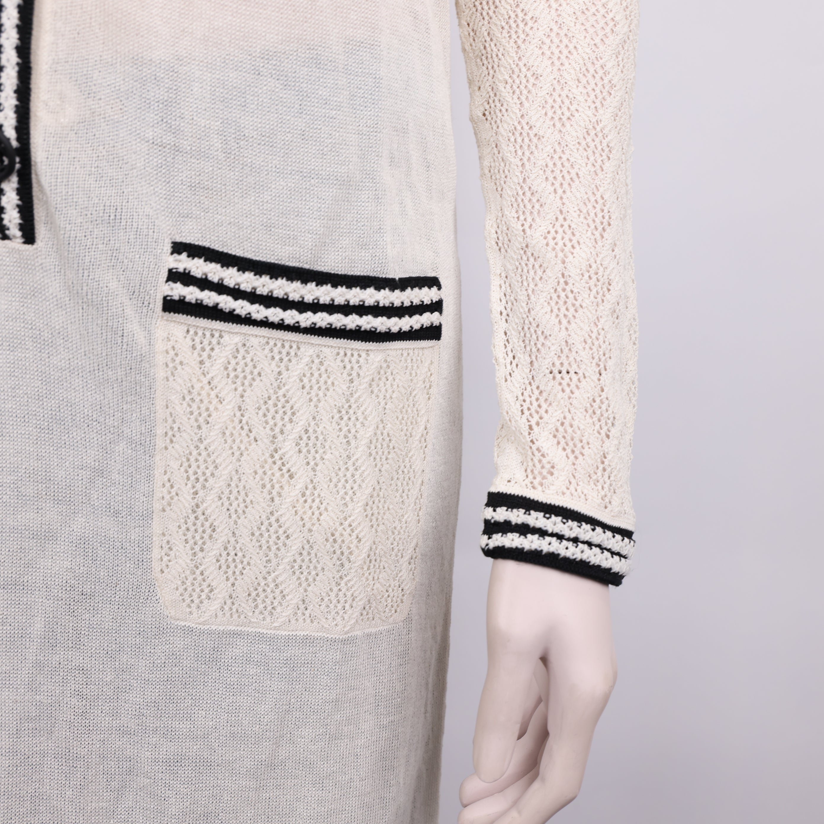 PRE OWNED- CHANEL Lace Four-Pocket Dress Size 34