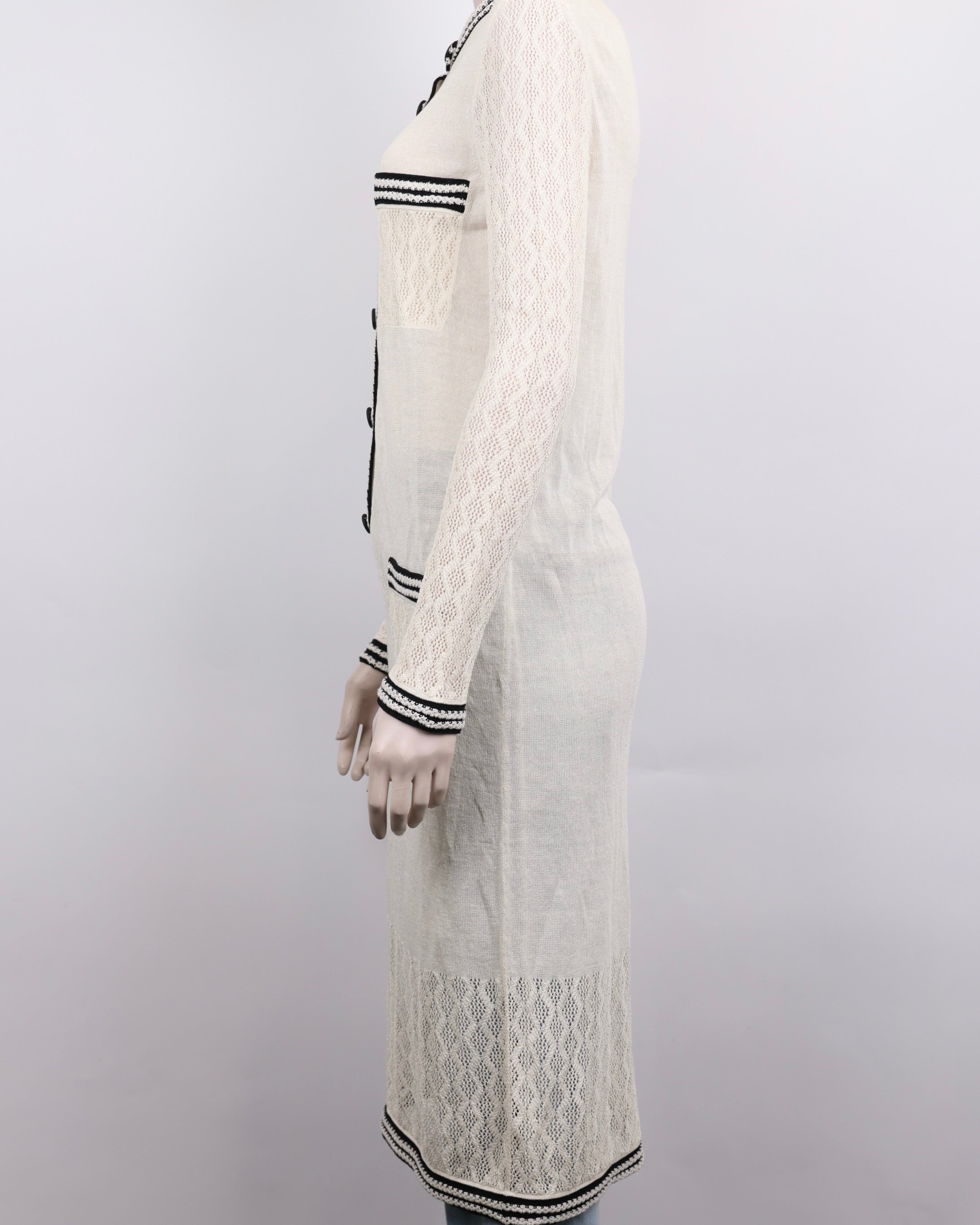PRE OWNED- CHANEL Lace Four-Pocket Dress Size 34