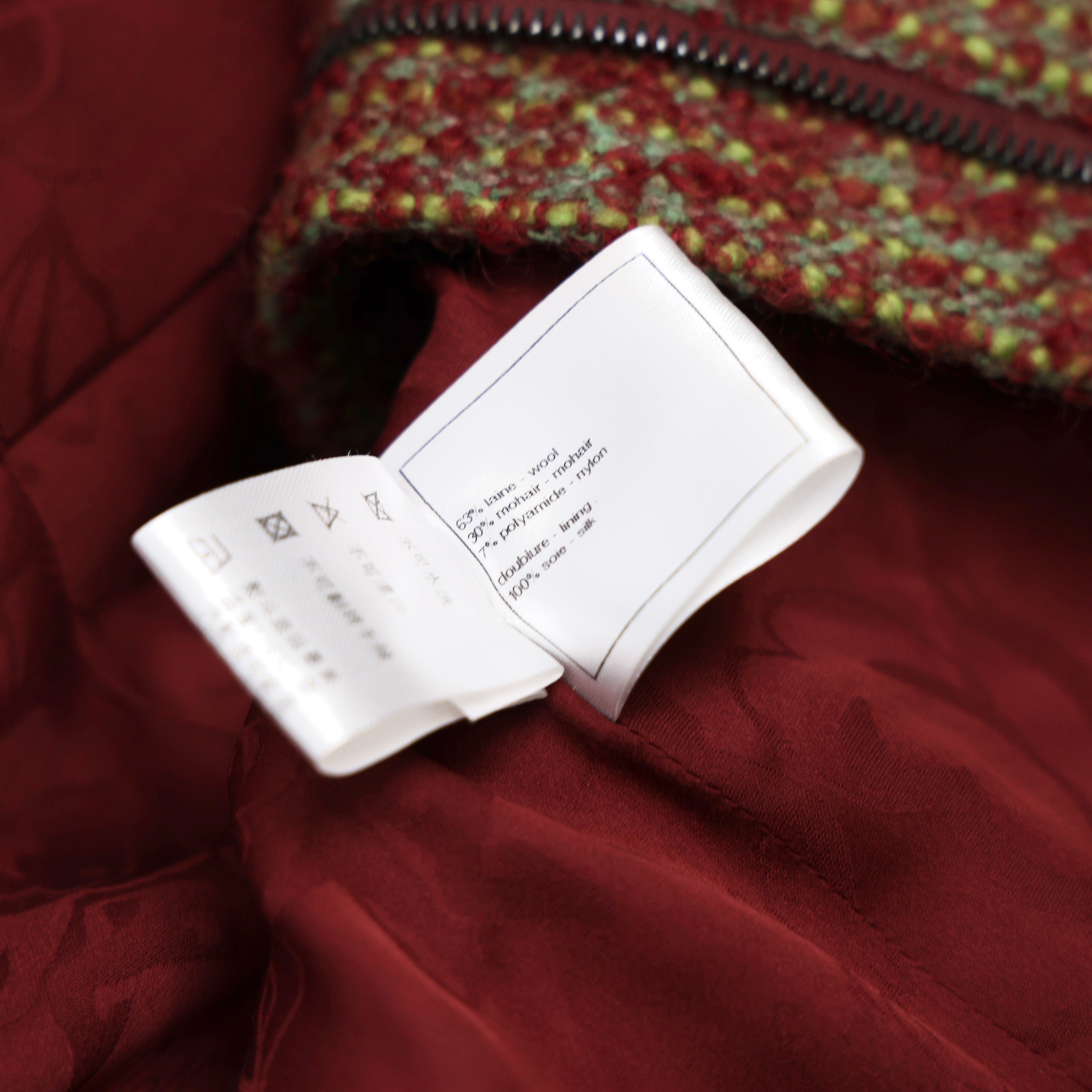PRE OWNED- CHANEL wool coat size 42