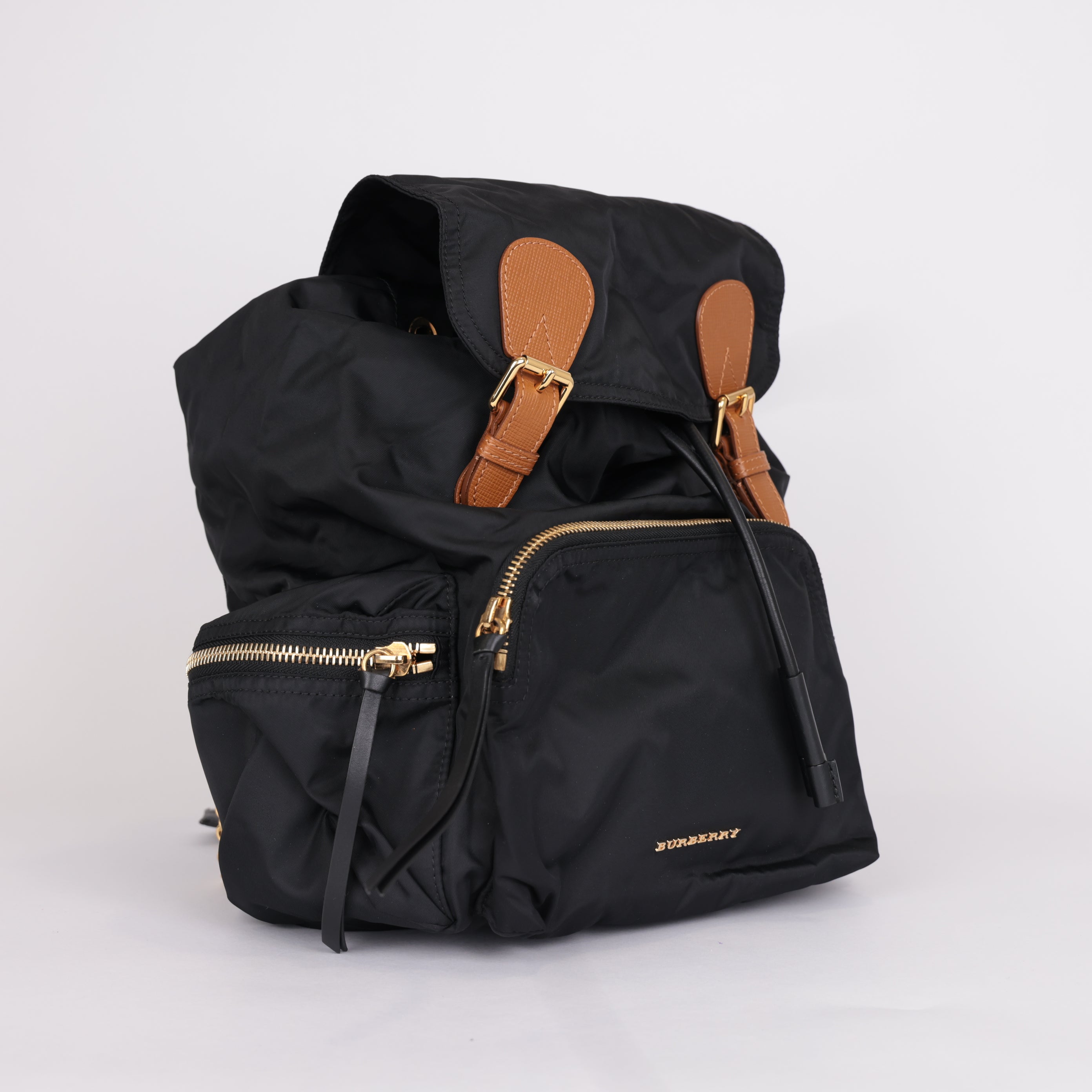 PRE OWNDE- Burberry The Rucksack cloth backpack