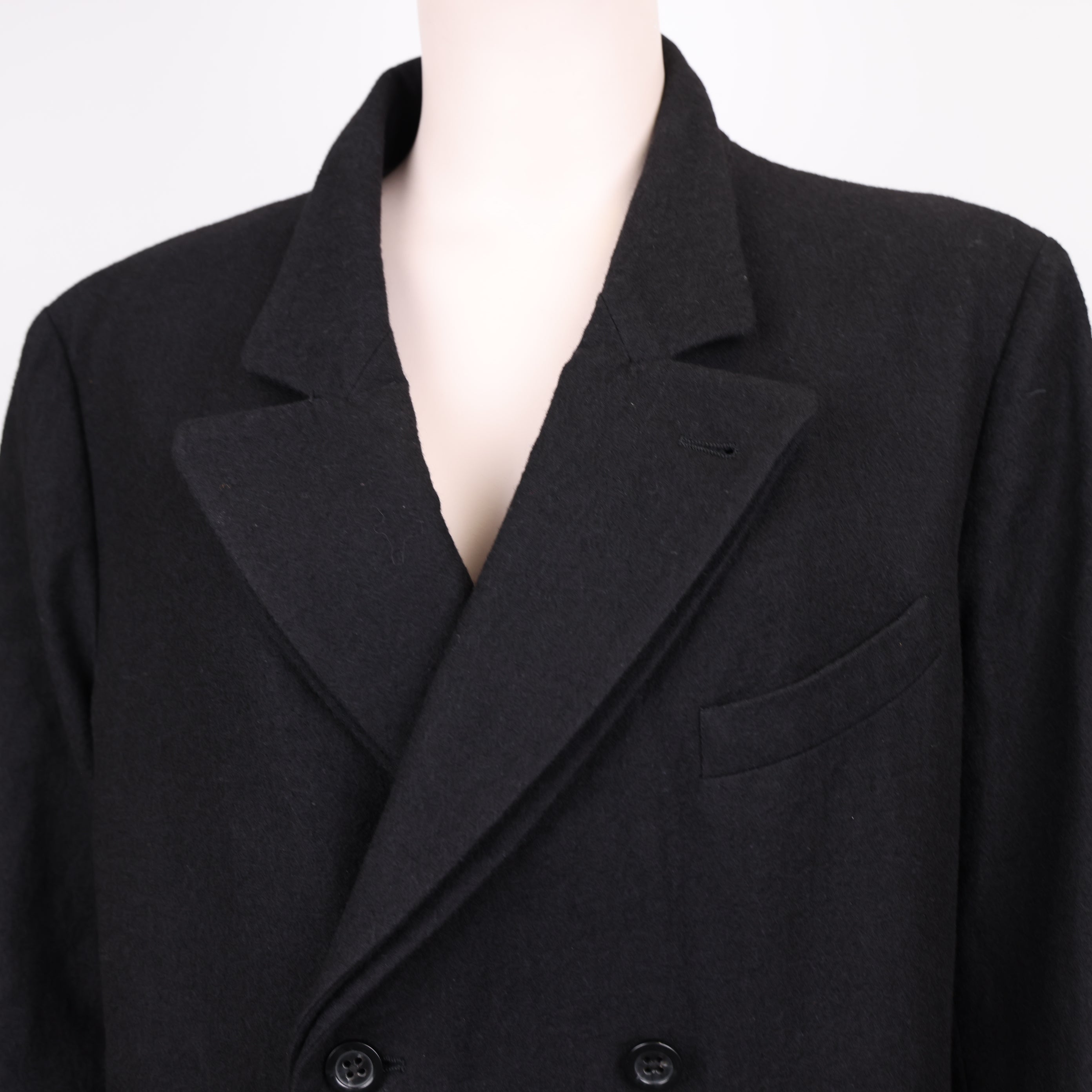 PRE OWNED- Dolce & Gabbana black lapel jacket size 48