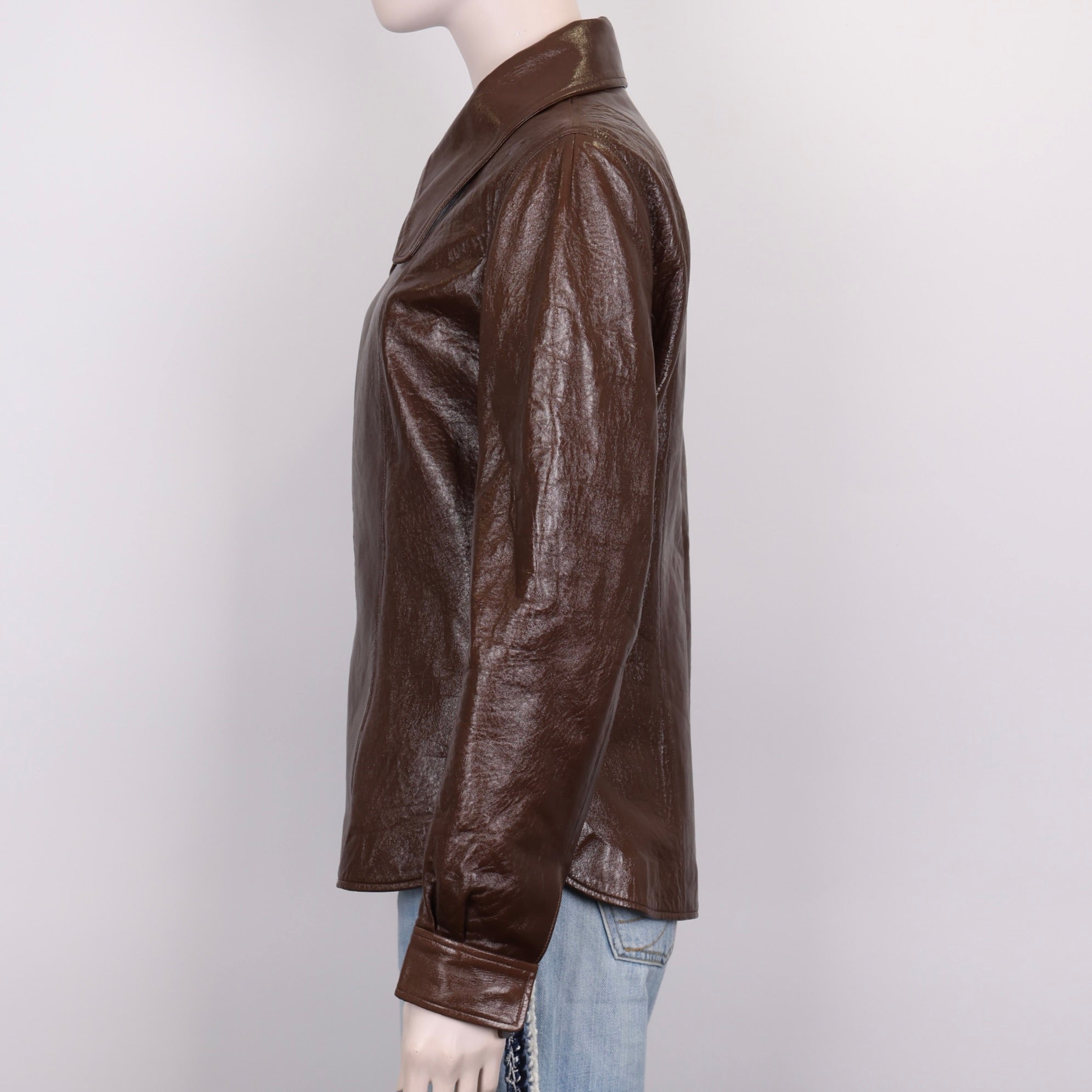 PRE OWNED- Chloé Leather Jacket SIZE 40