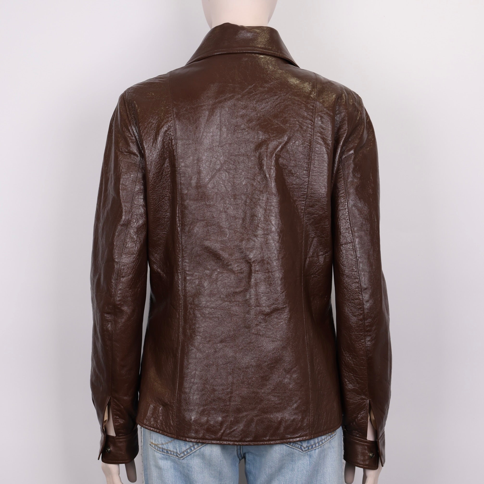 PRE OWNED- Chloé Leather Jacket SIZE 40