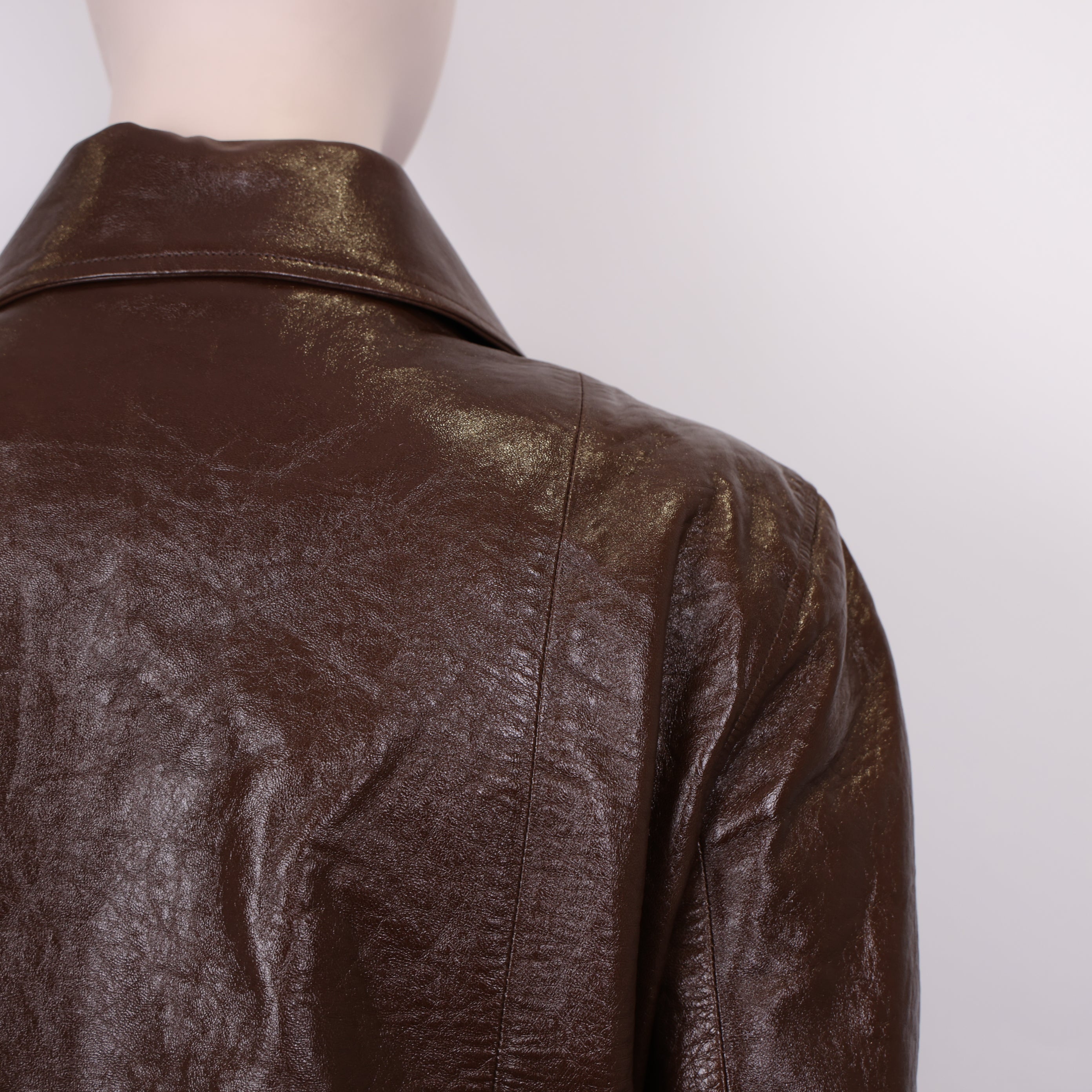 PRE OWNED- Chloé Leather Jacket SIZE 40