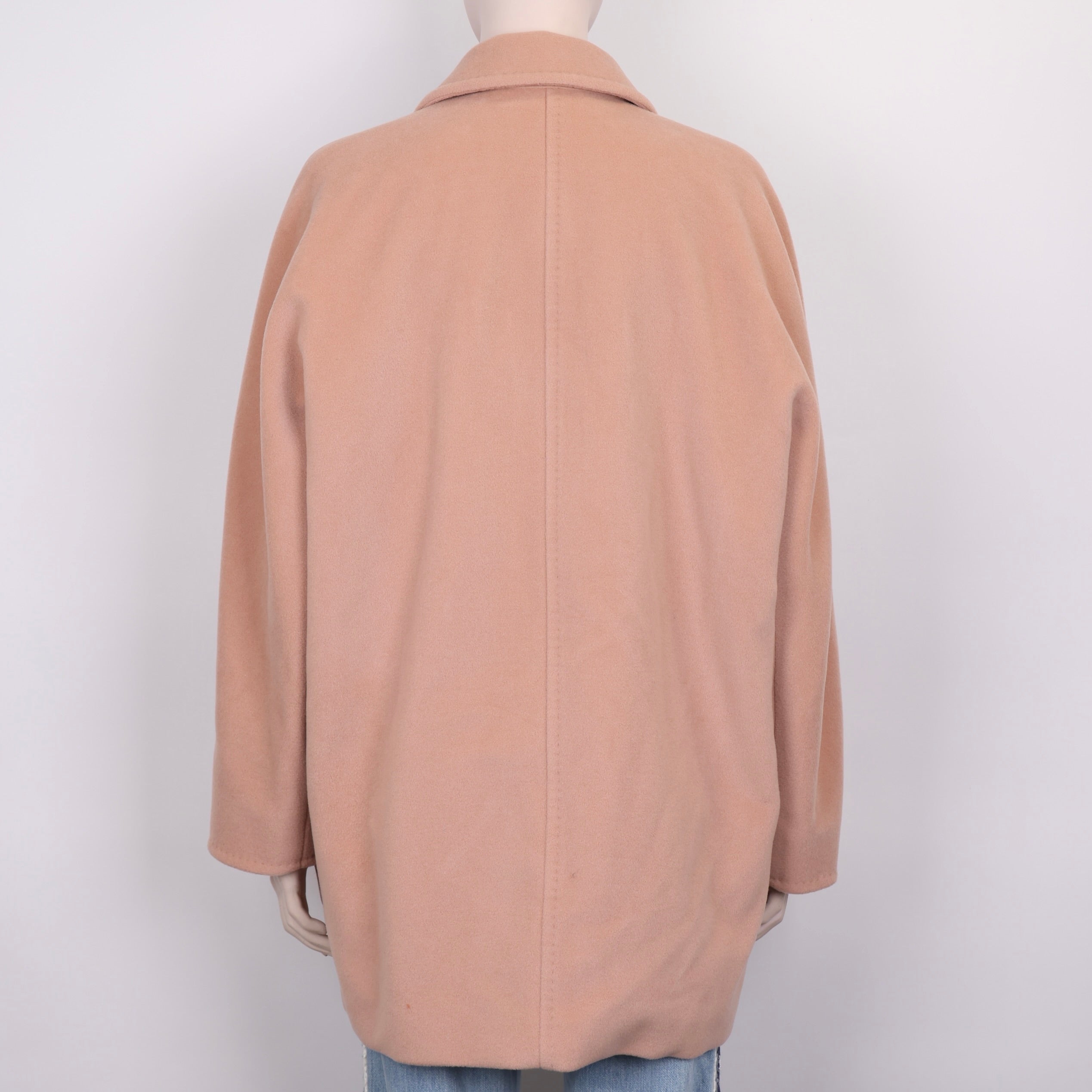 PRE OWNED- Max Mara Pink Rebus Coat SIZE 10
