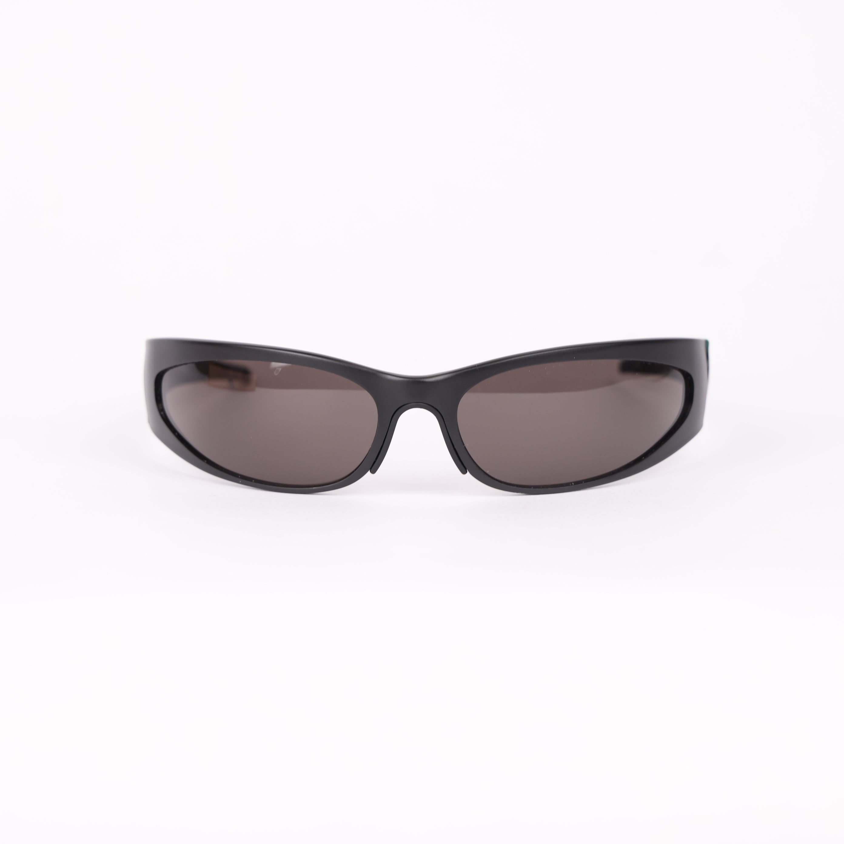 PRE OWNED- Balenciaga aluminium geometr sunglasses