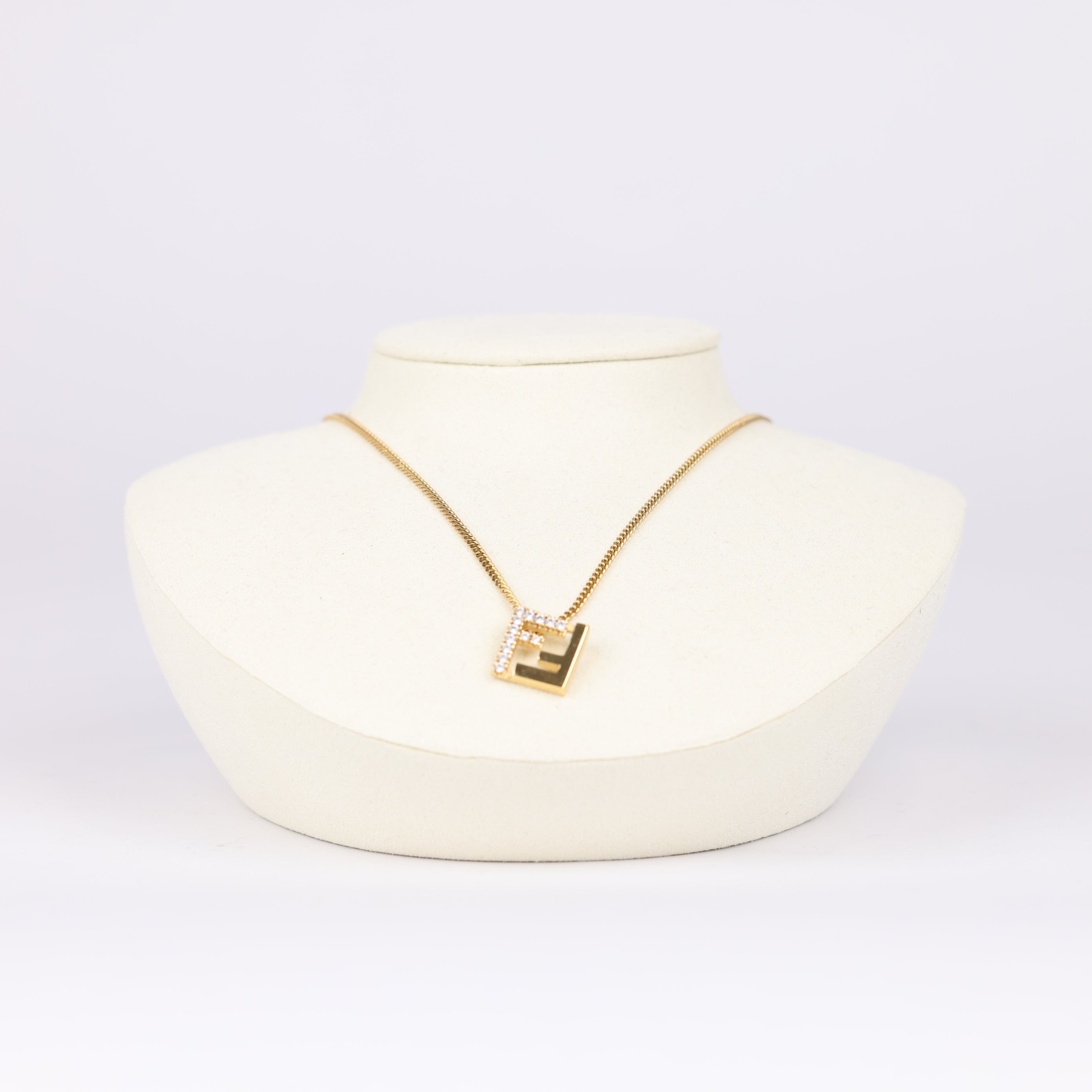 PRE OWNED- Forever Fendi necklace Gold-coloured metal necklace