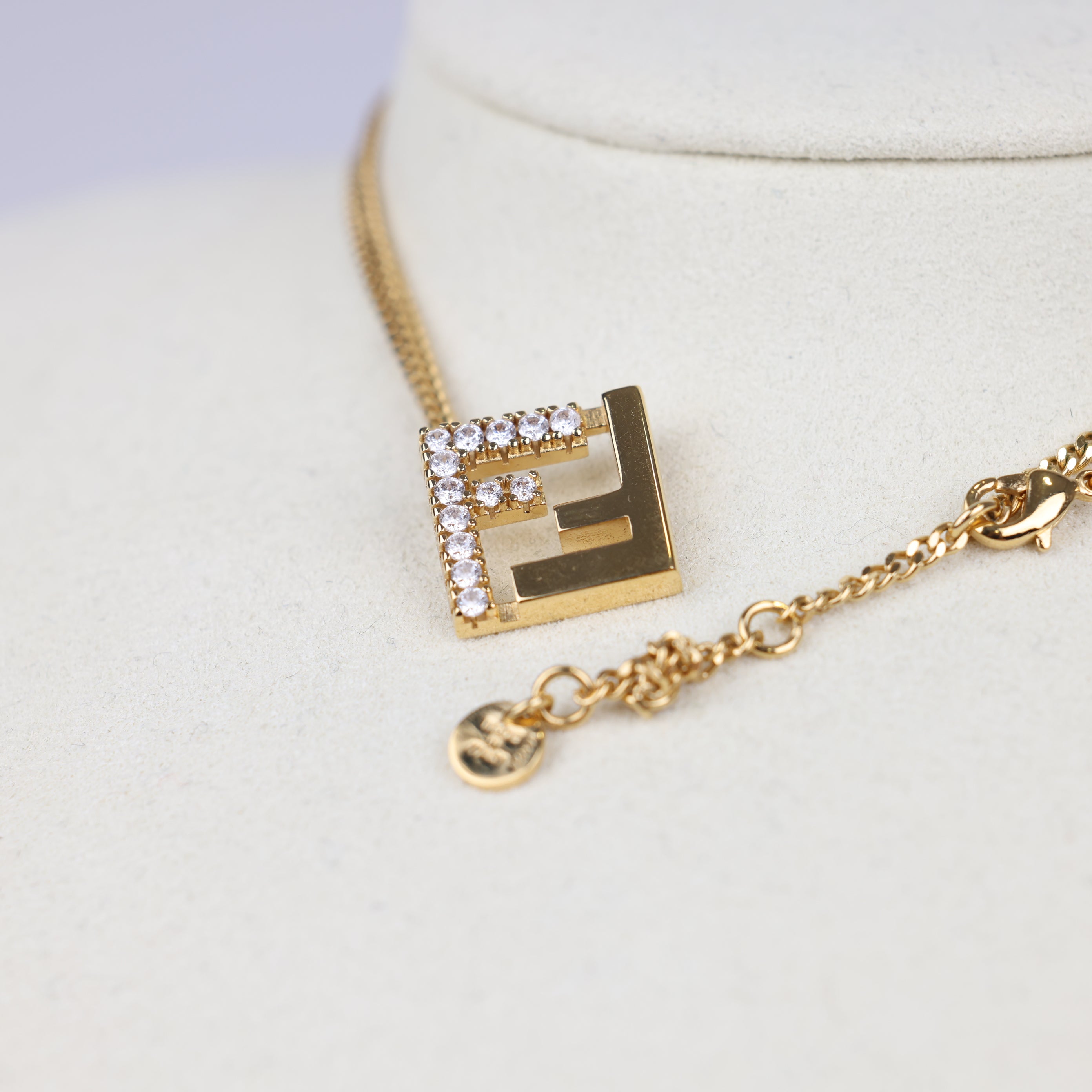 PRE OWNED- Forever Fendi necklace Gold-coloured metal necklace