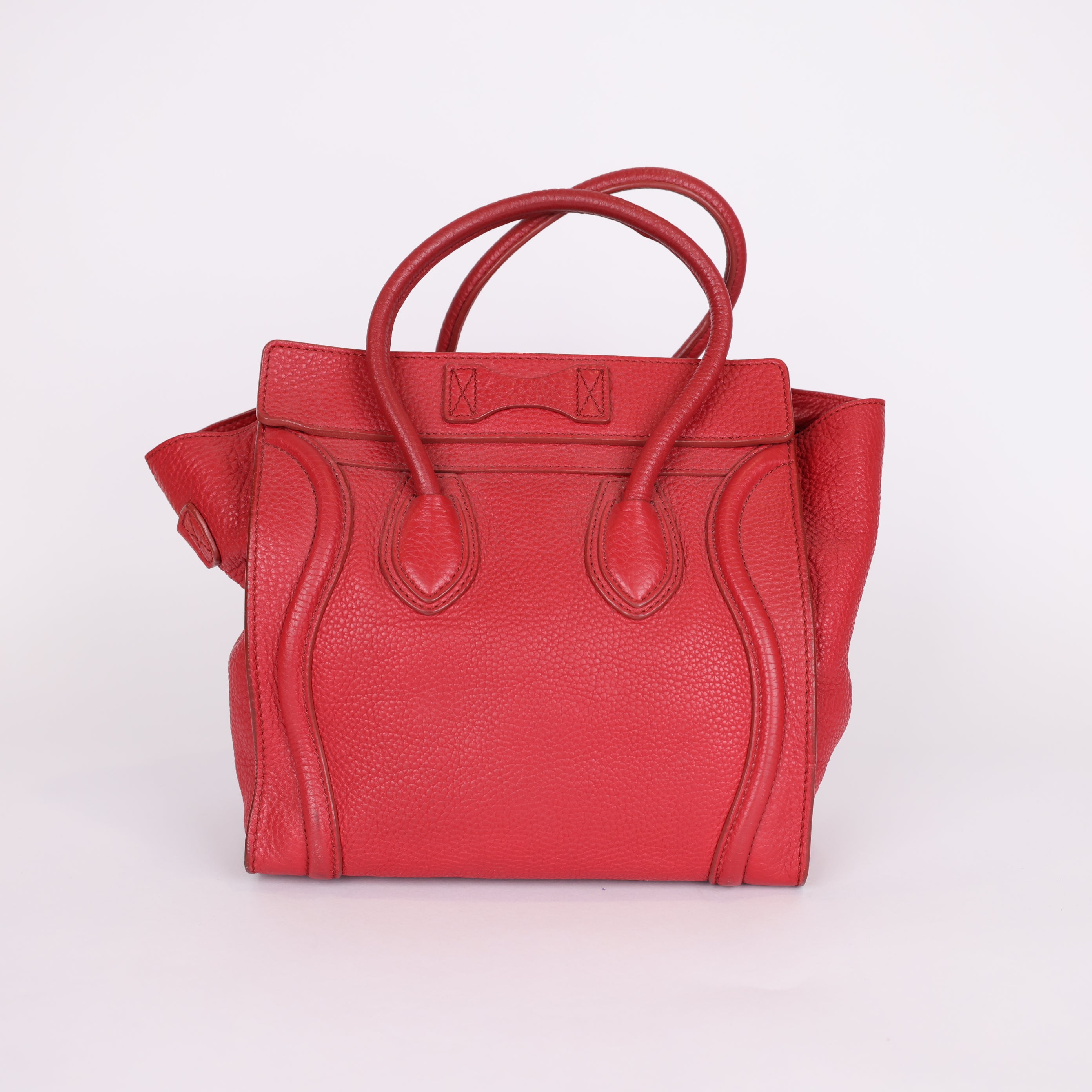 PRE OWNED- Celine red patchwork handbag J0569B66621