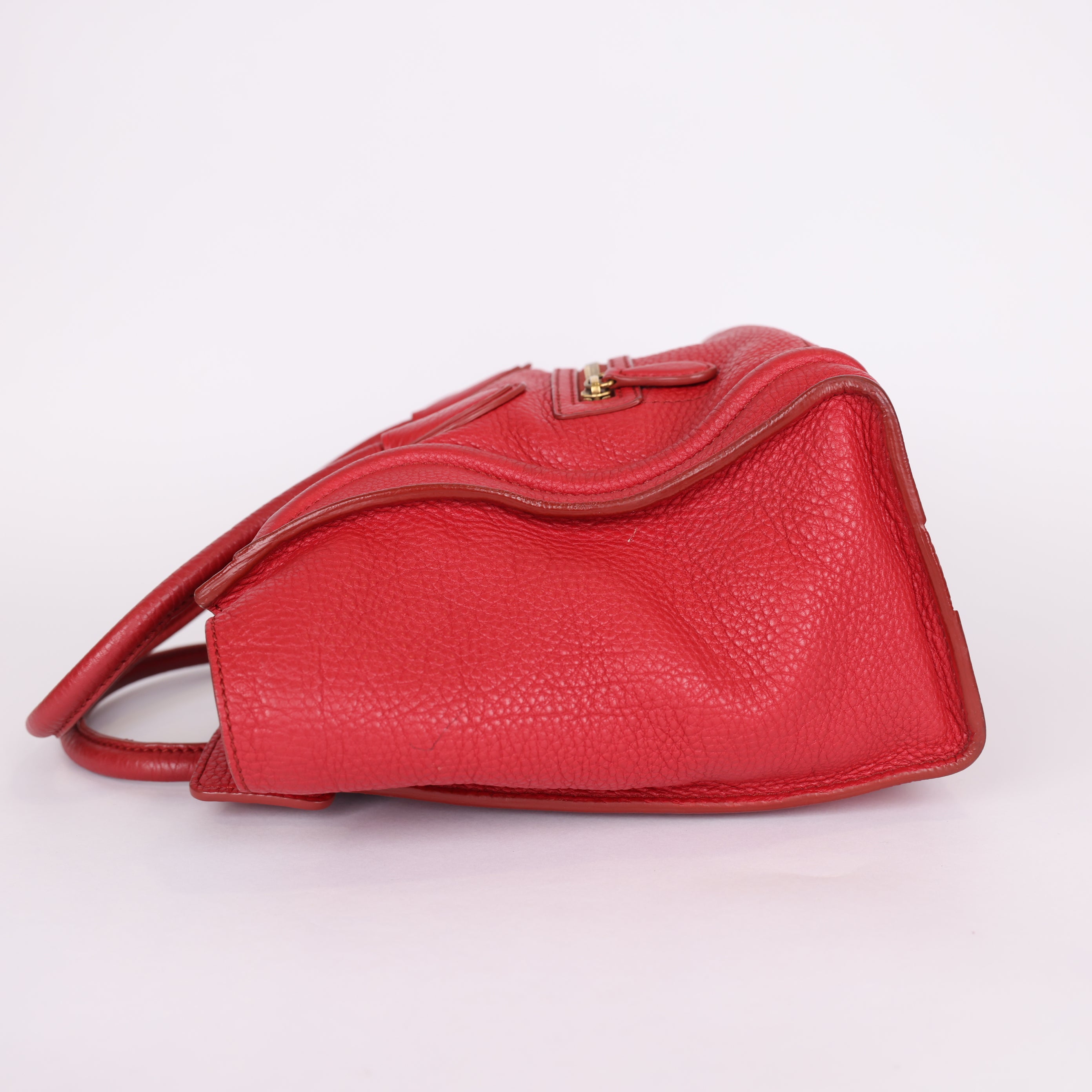 PRE OWNED- Celine red patchwork handbag J0569B66621