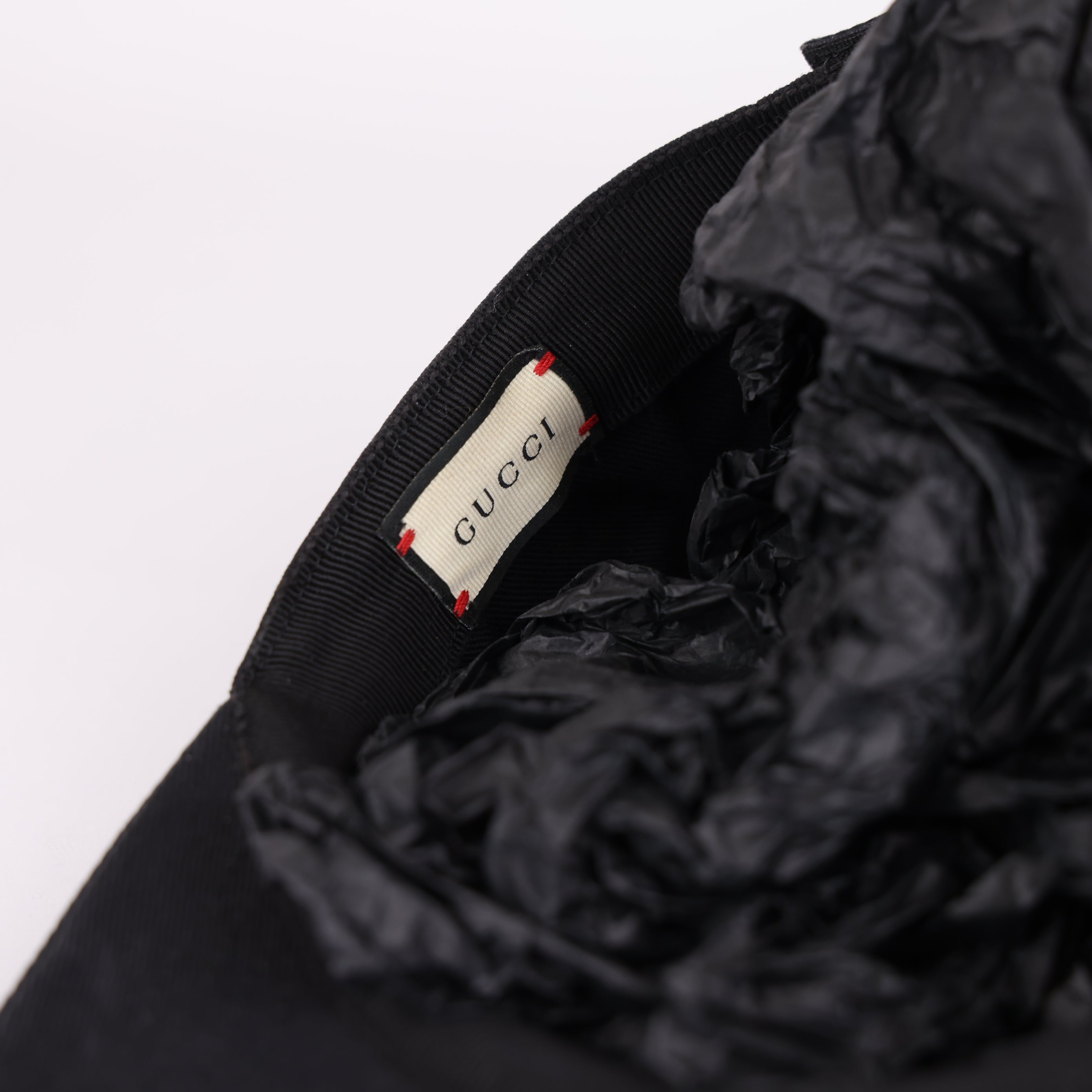 GUCCI Baseball Cap with Side Embroidered Logo- Pre Owned