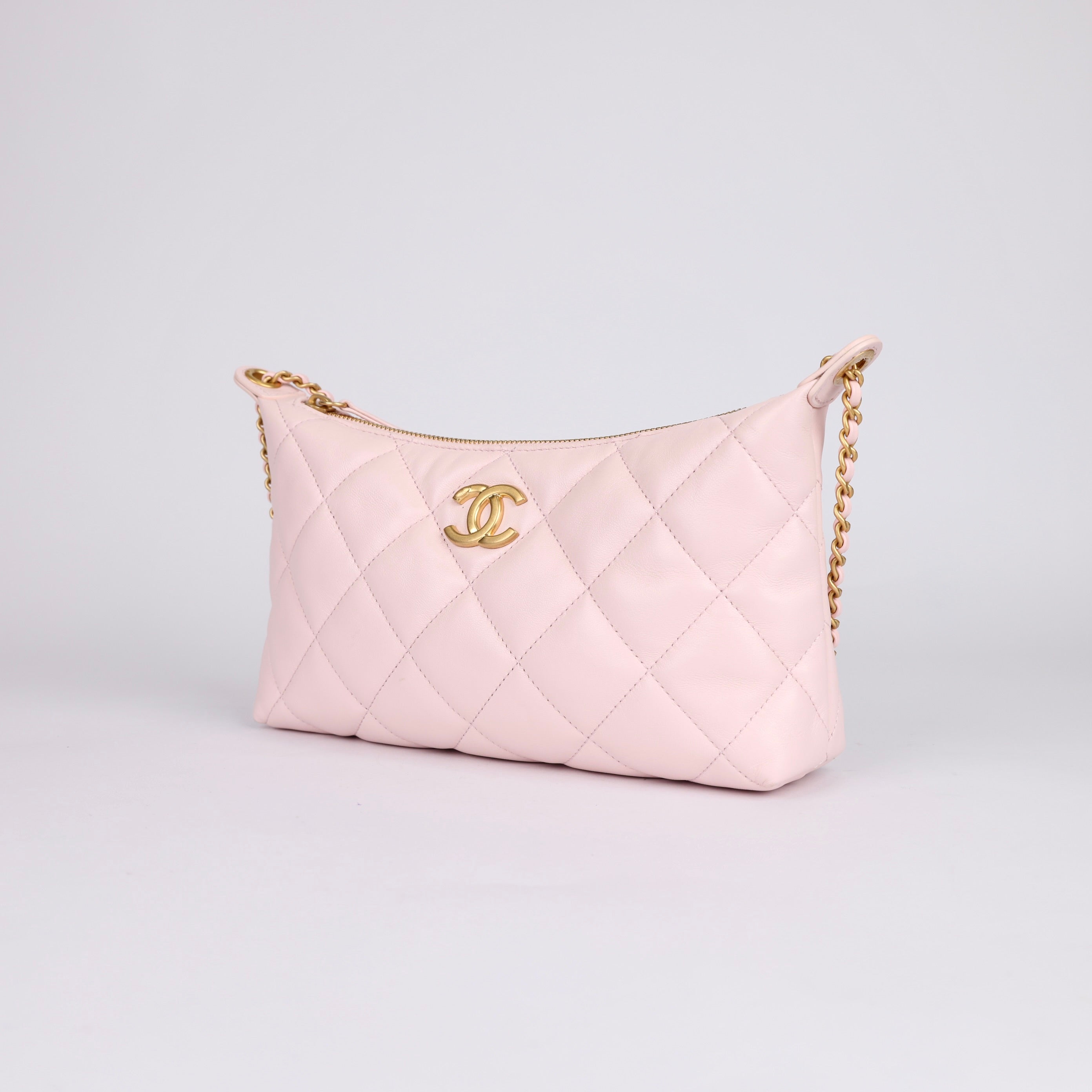 Chanel HOBO HANDBAG Light Pink- Pre Owned