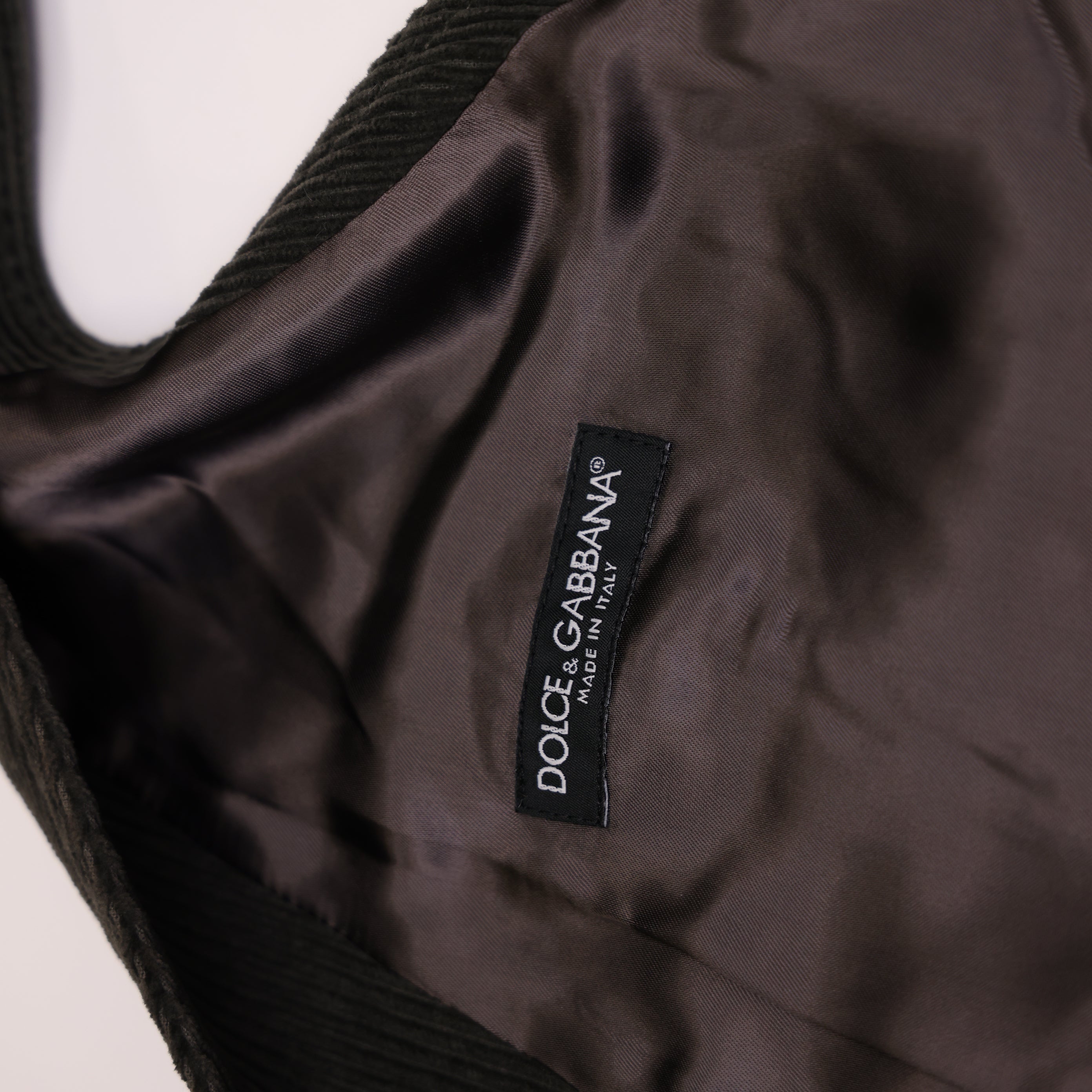PRE OWNED- Dolce & Gabbana Corduroy Check Vest Size 50 J0600C80771