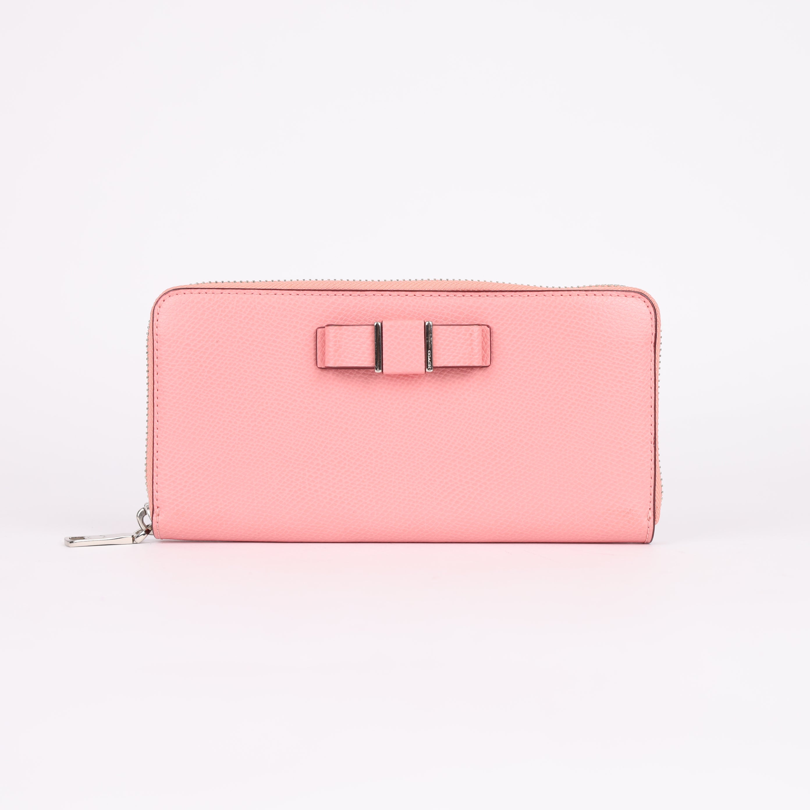 J0732W17844 COACH Women's Zip-Around Long Wallet- Pre Owned
