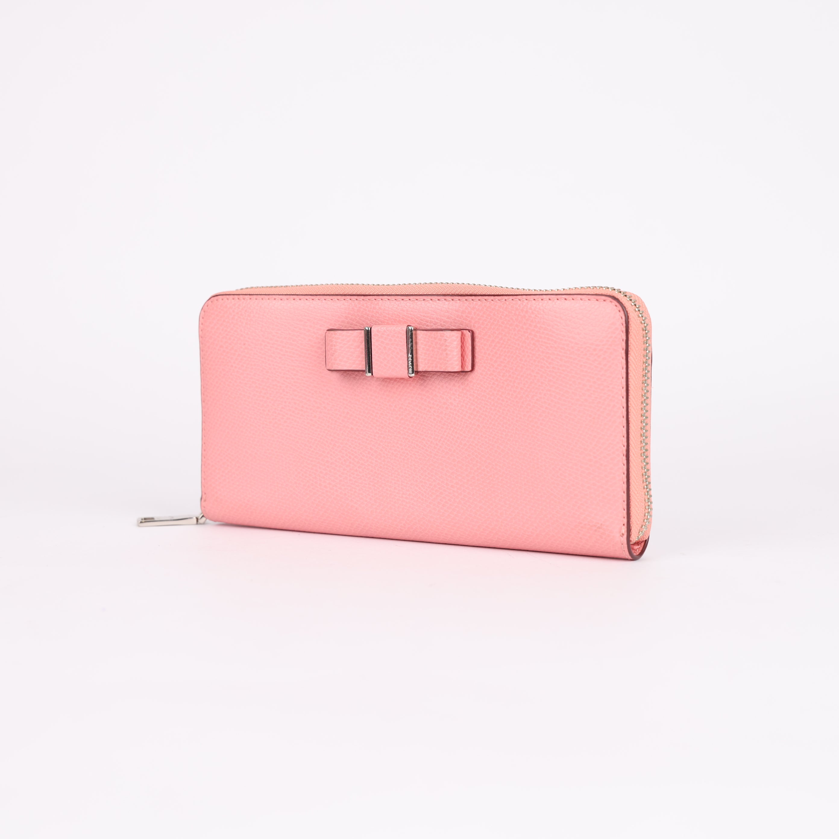 J0732W17844 COACH Women's Zip-Around Long Wallet- Pre Owned