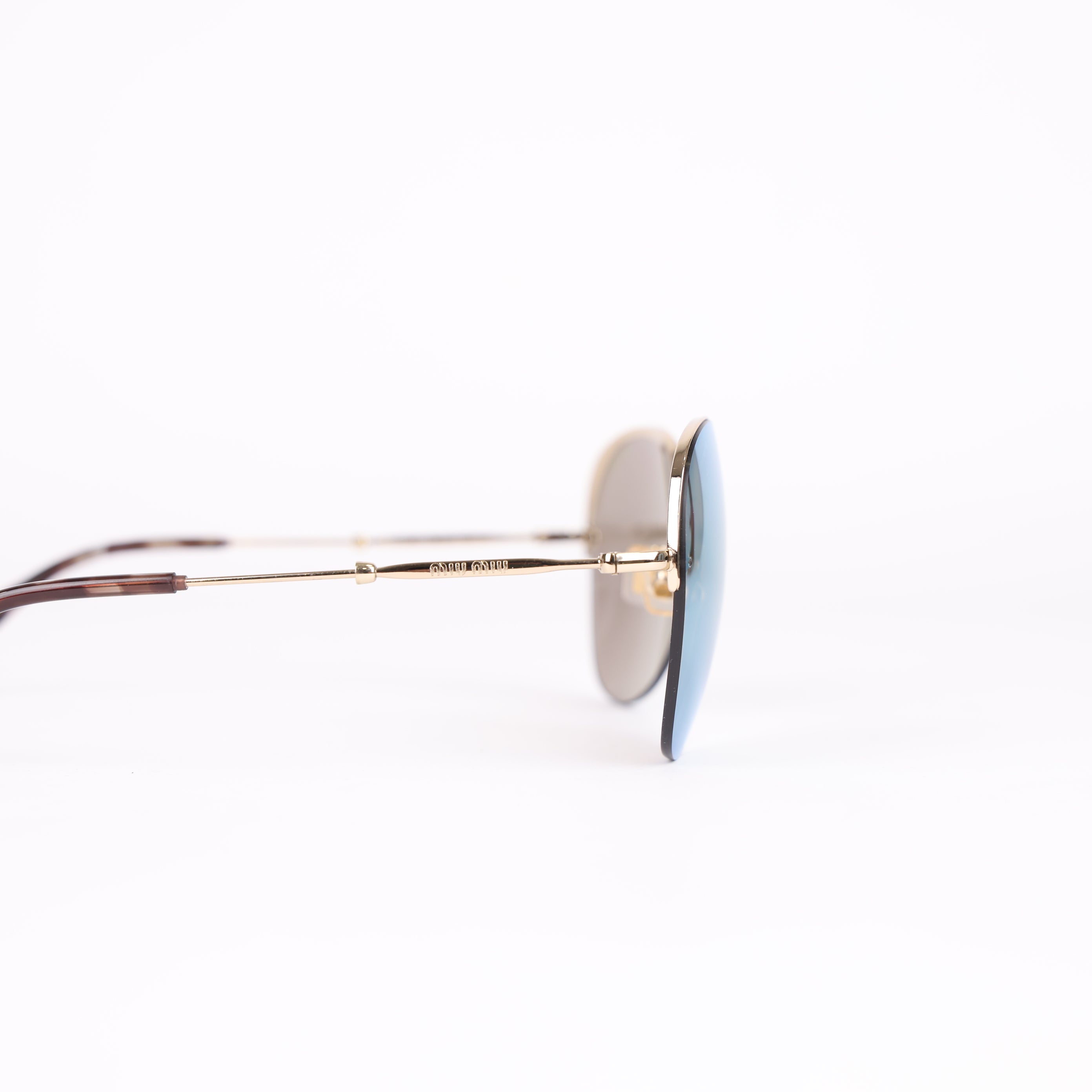 Miu Miu Iridescent Frame Sunglasses- Pre Owned