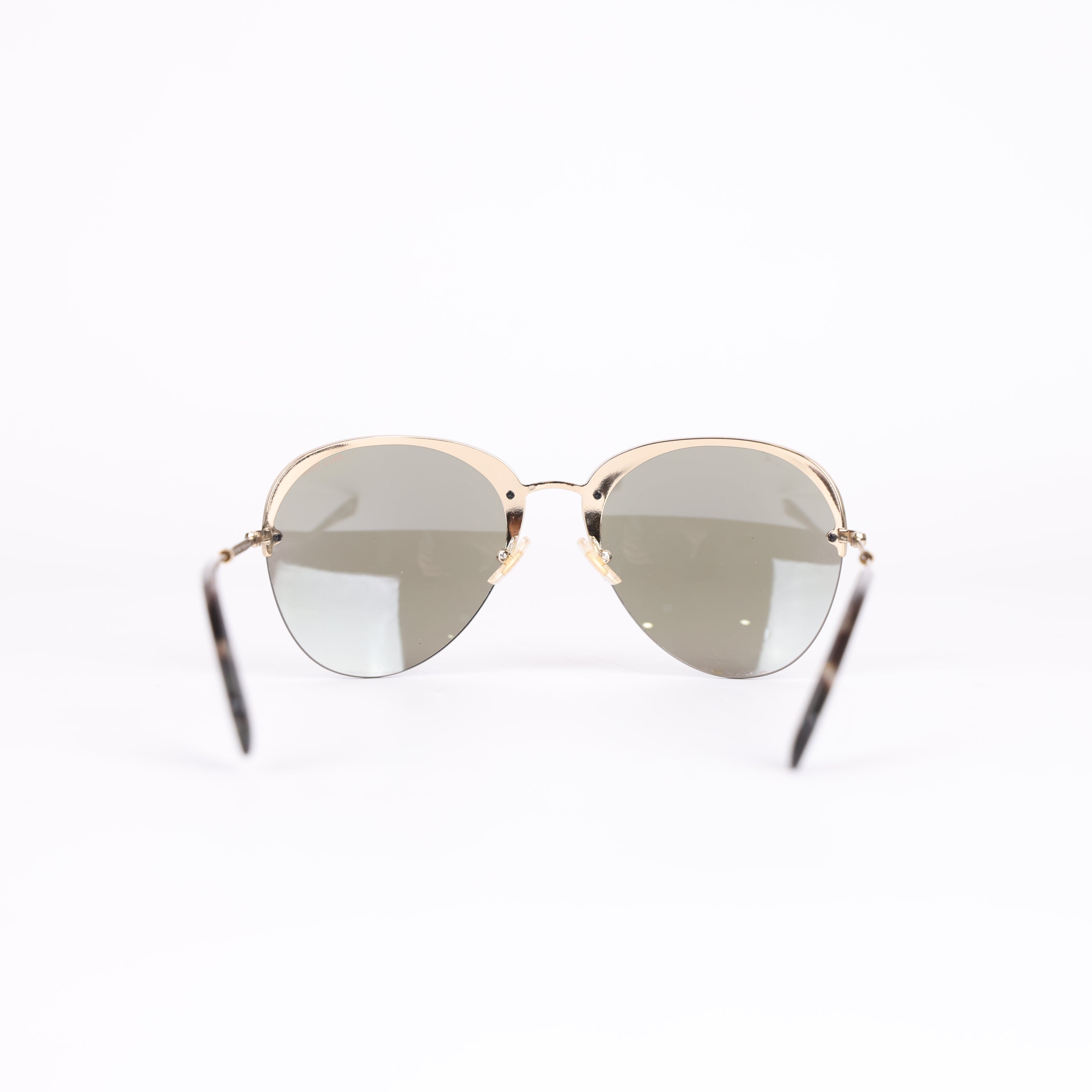 Miu Miu Iridescent Frame Sunglasses- Pre Owned