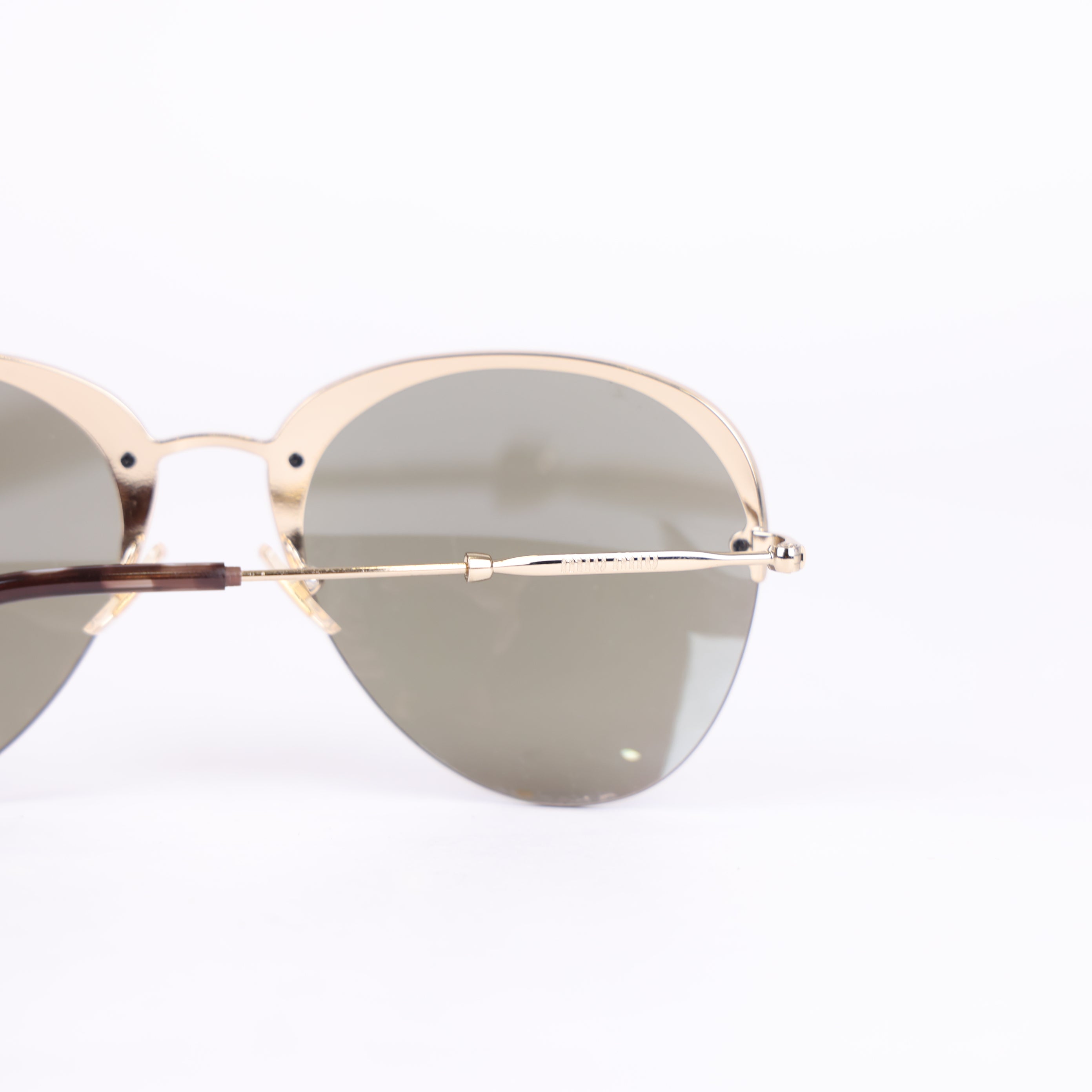 Miu Miu Iridescent Frame Sunglasses- Pre Owned