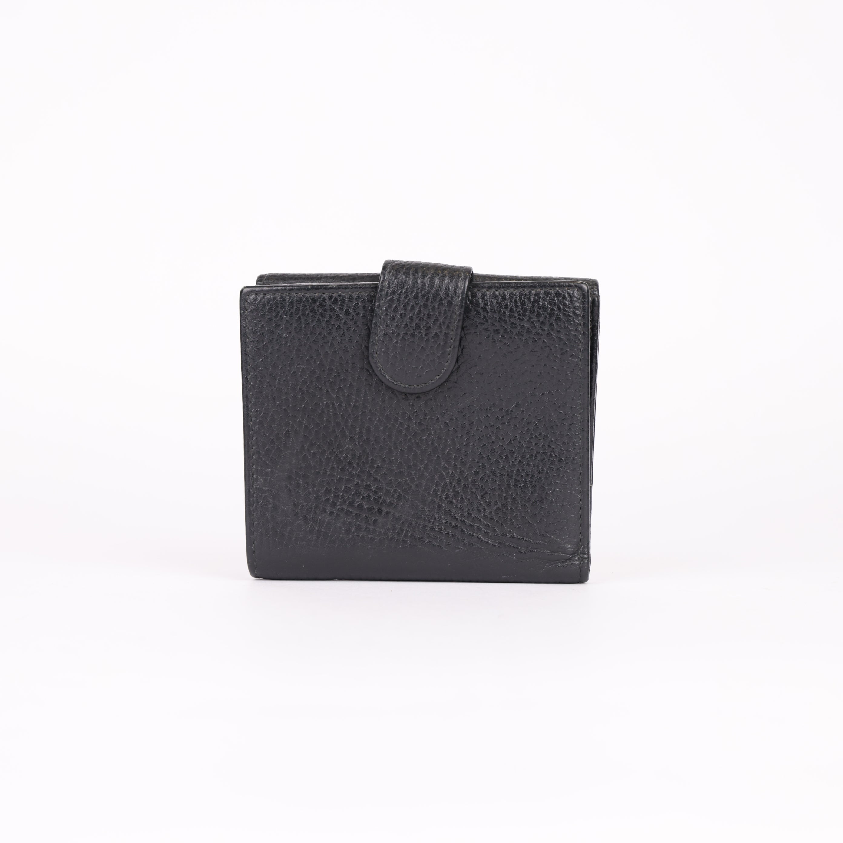 Gucci Interlocking G Bi-Fold Wallet Black - Pre Owned